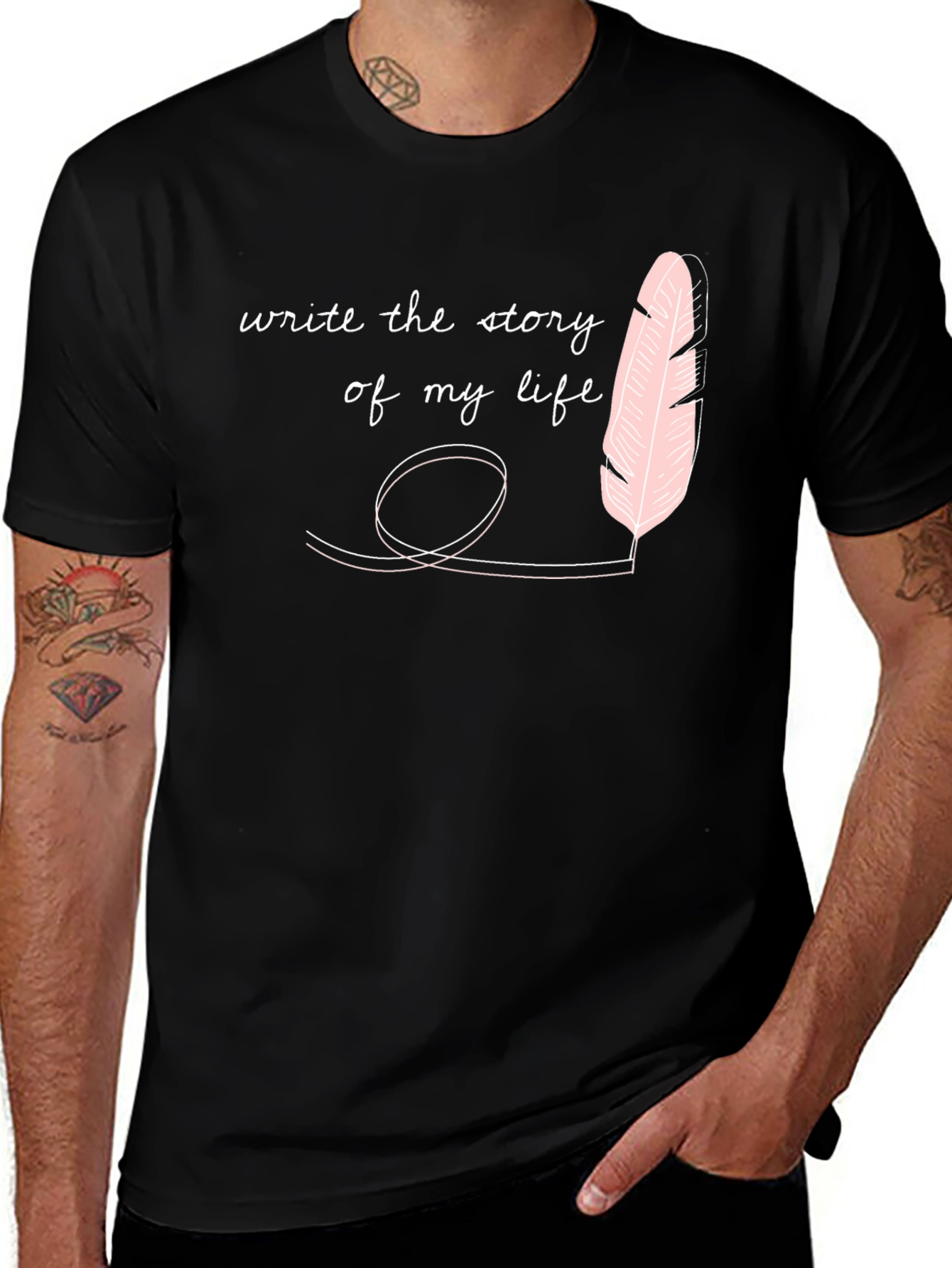 Write the Story Tee - Stylish Graphic T-Shirt
