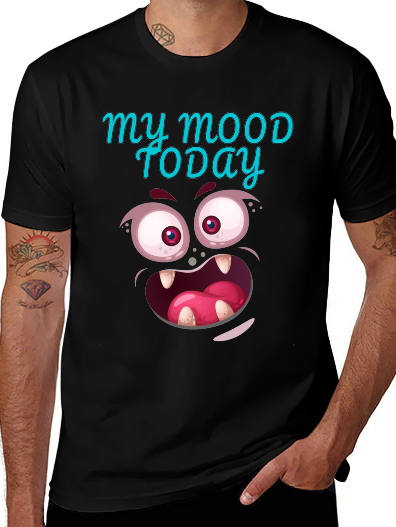 Variant 28 of Funny My Mood Today Graphic T-Shirt
