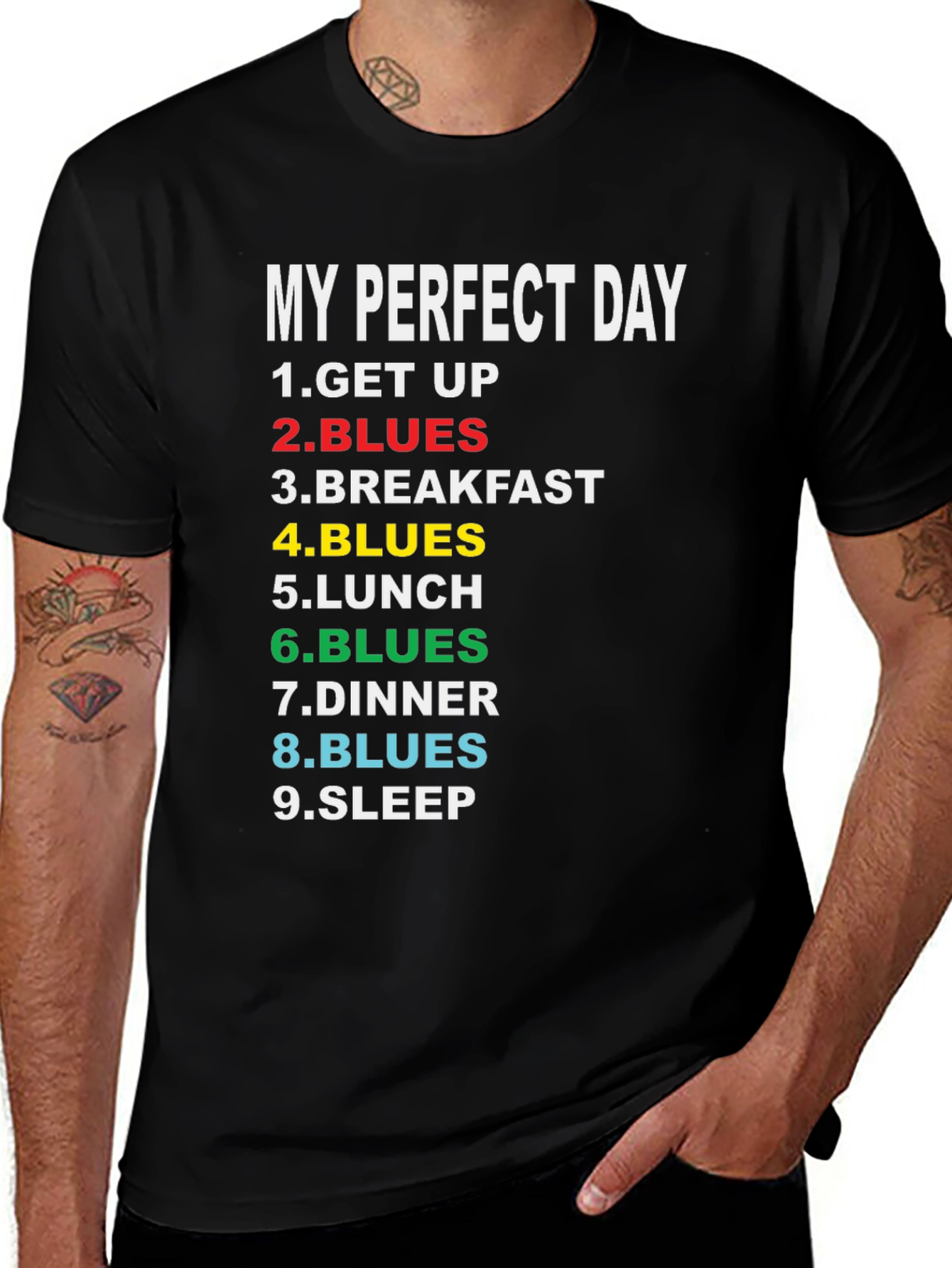 Variant 16 of My Perfect Day Blues T-Shirt