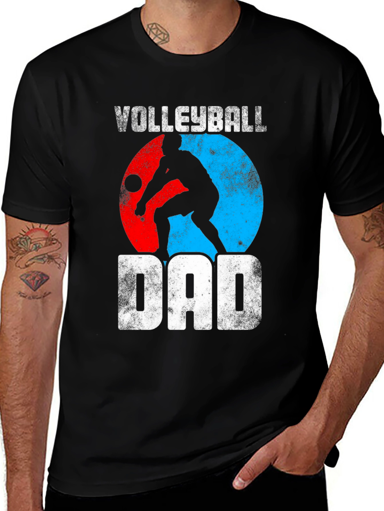 Variant 28 of Volleyball Dad Graphic Tee - Sports Lover Gift