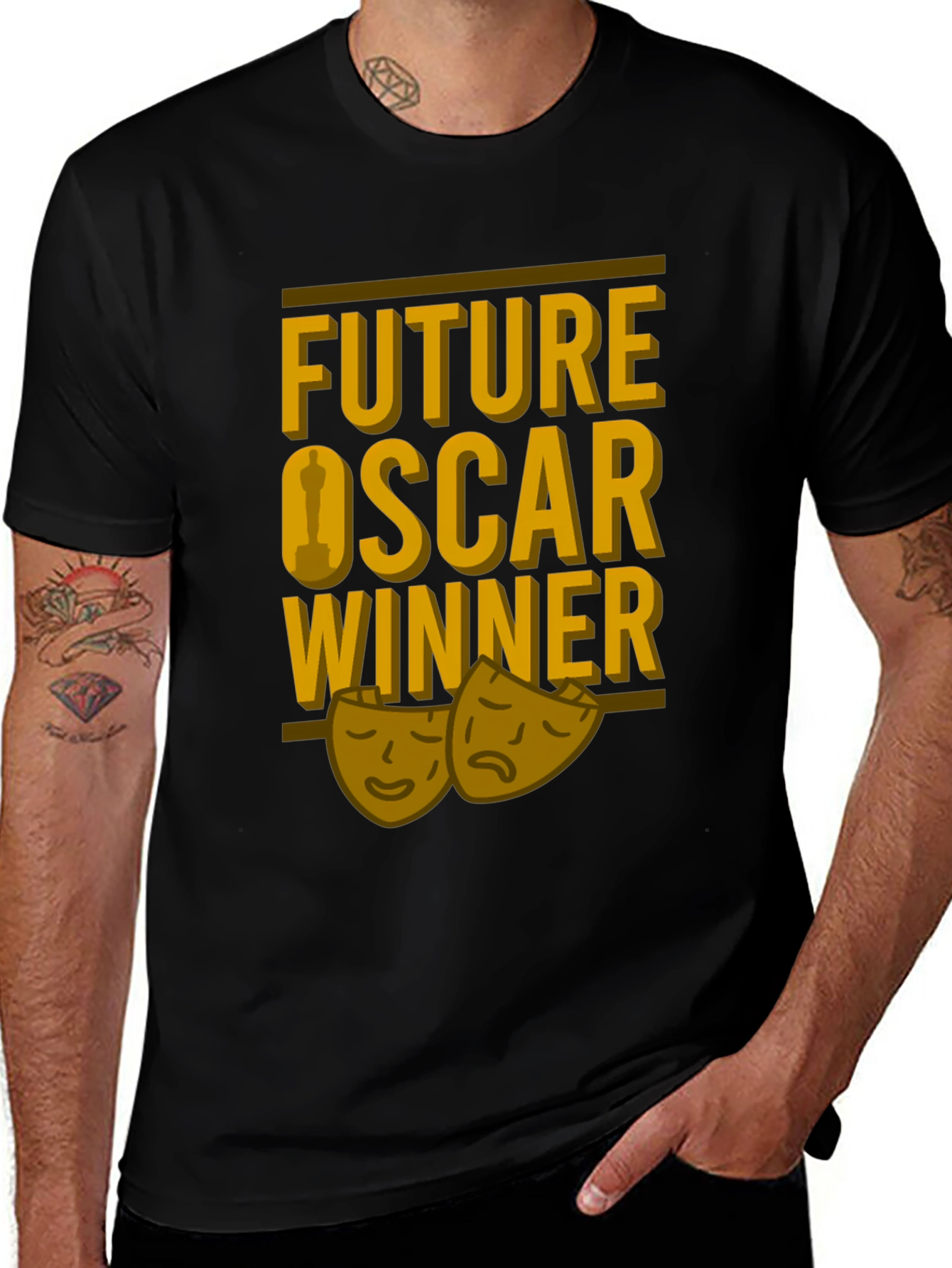 Future Oscar Winner Graphic Tee - Black Unisex T-Shirt