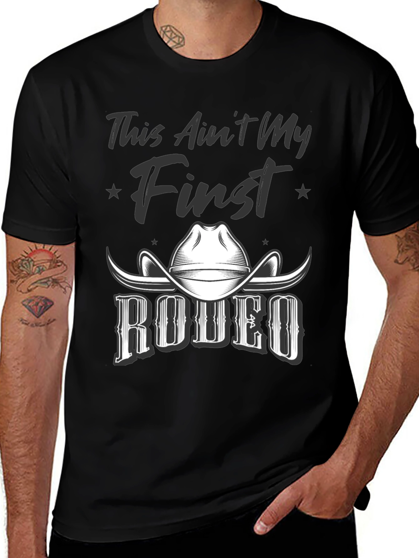 Variant 2 of This Ain't My First Rodeo Graphic Tee
