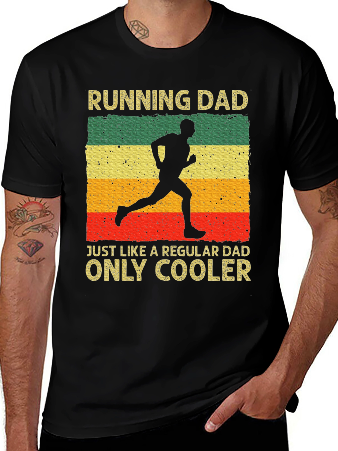 Running Dad T-Shirt - Cool Father's Day Gift