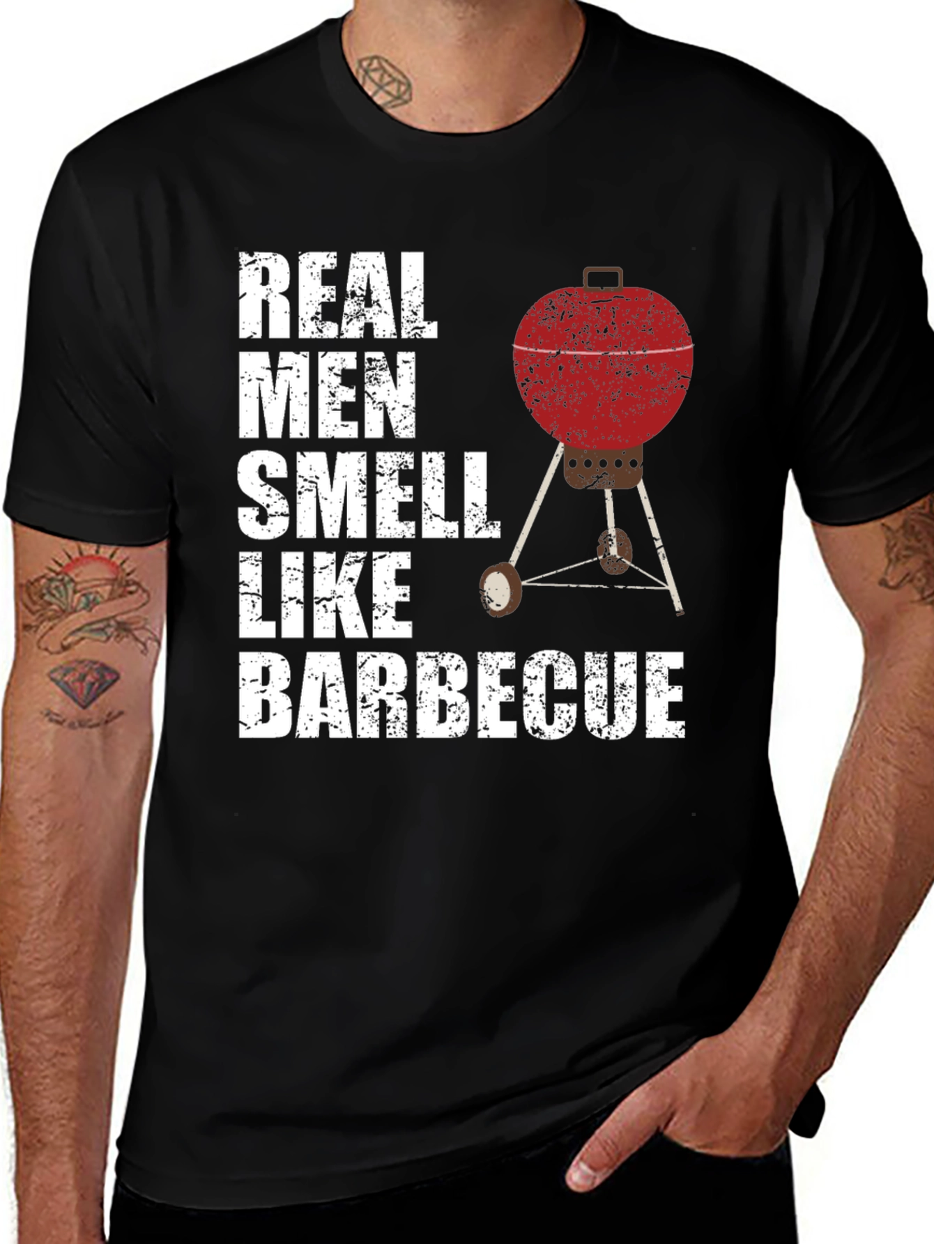 Variant 18 of Real Men Smell Like Barbecue T-Shirt