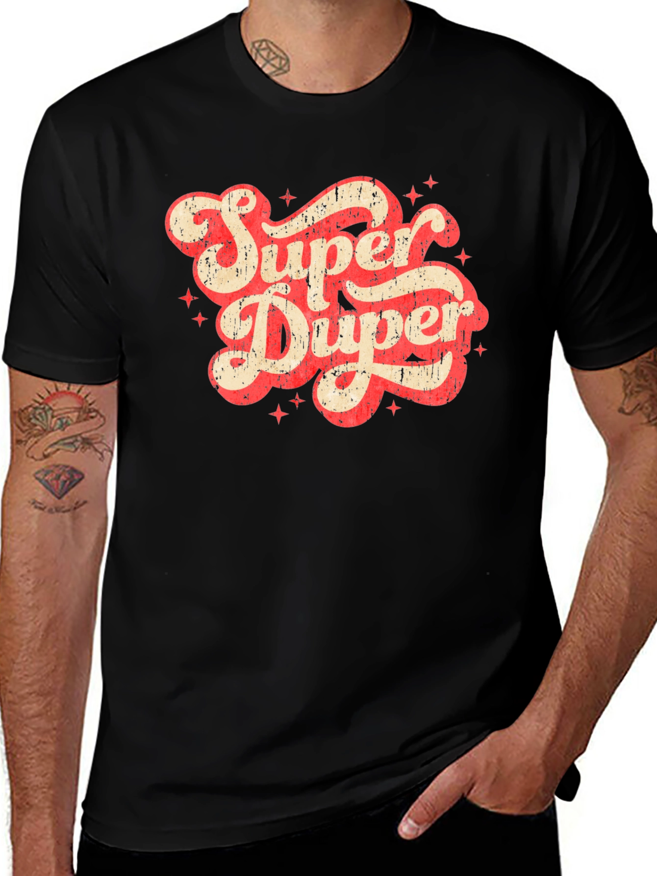 Variant 24 of Super Duper Retro Graphic T-Shirt