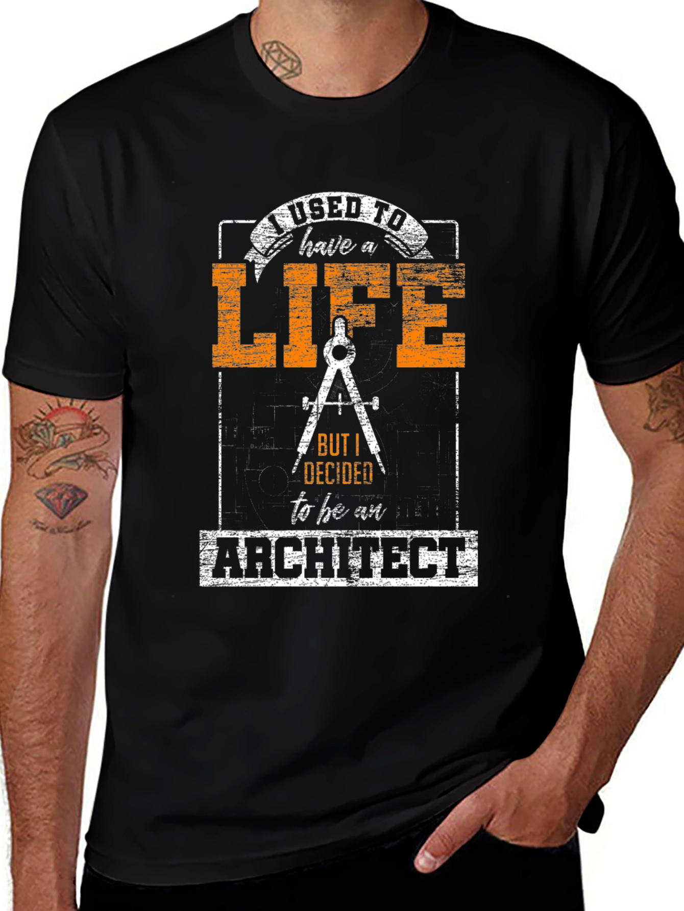 Variant 21 of Architect T-Shirt: I Used To Have A Life