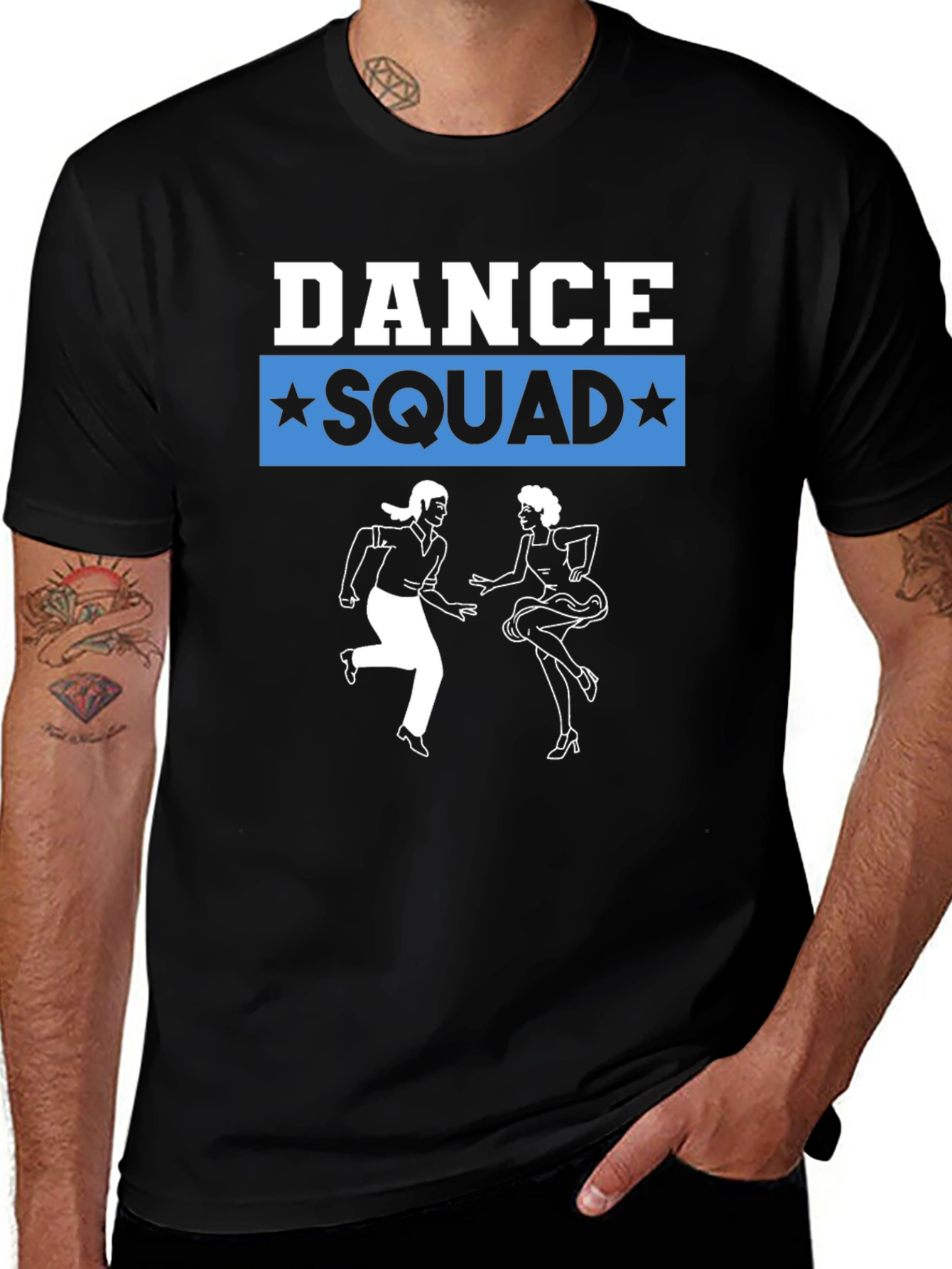 Variant 27 of Dance Squad Graphic Tee - Black