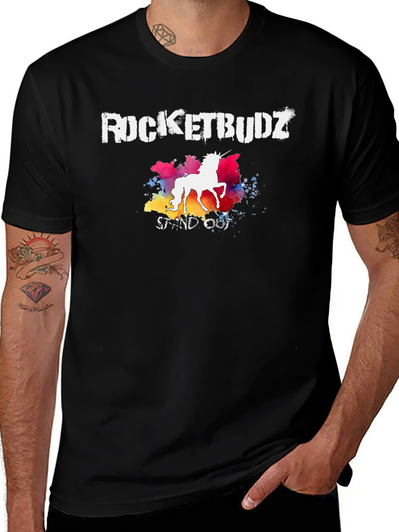 Variant 19 of Rocketbudz Unicorn T-Shirt - Stand Out Style