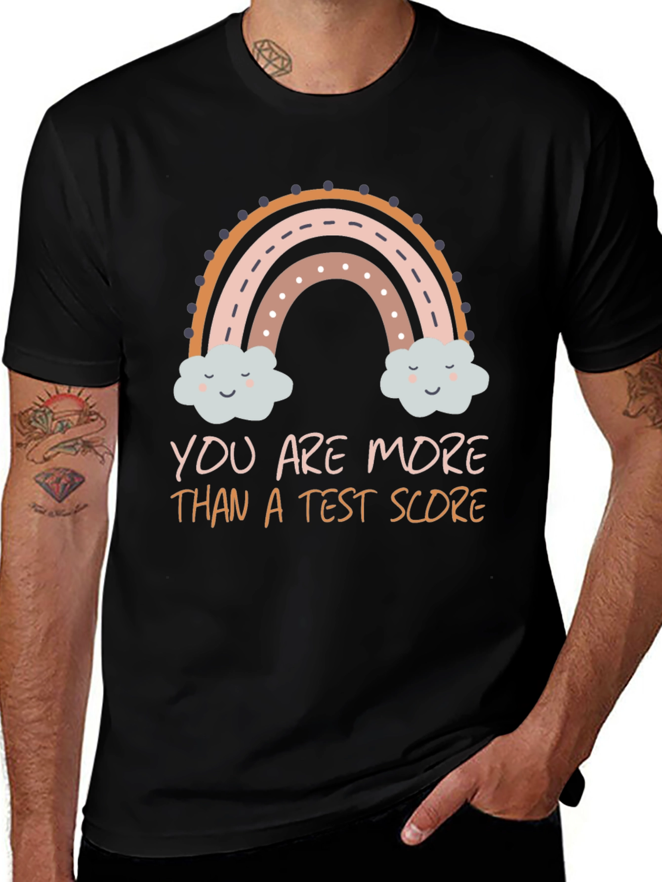 Variant 19 of Inspirational 'More Than a Test Score' Graphic T-Shirt