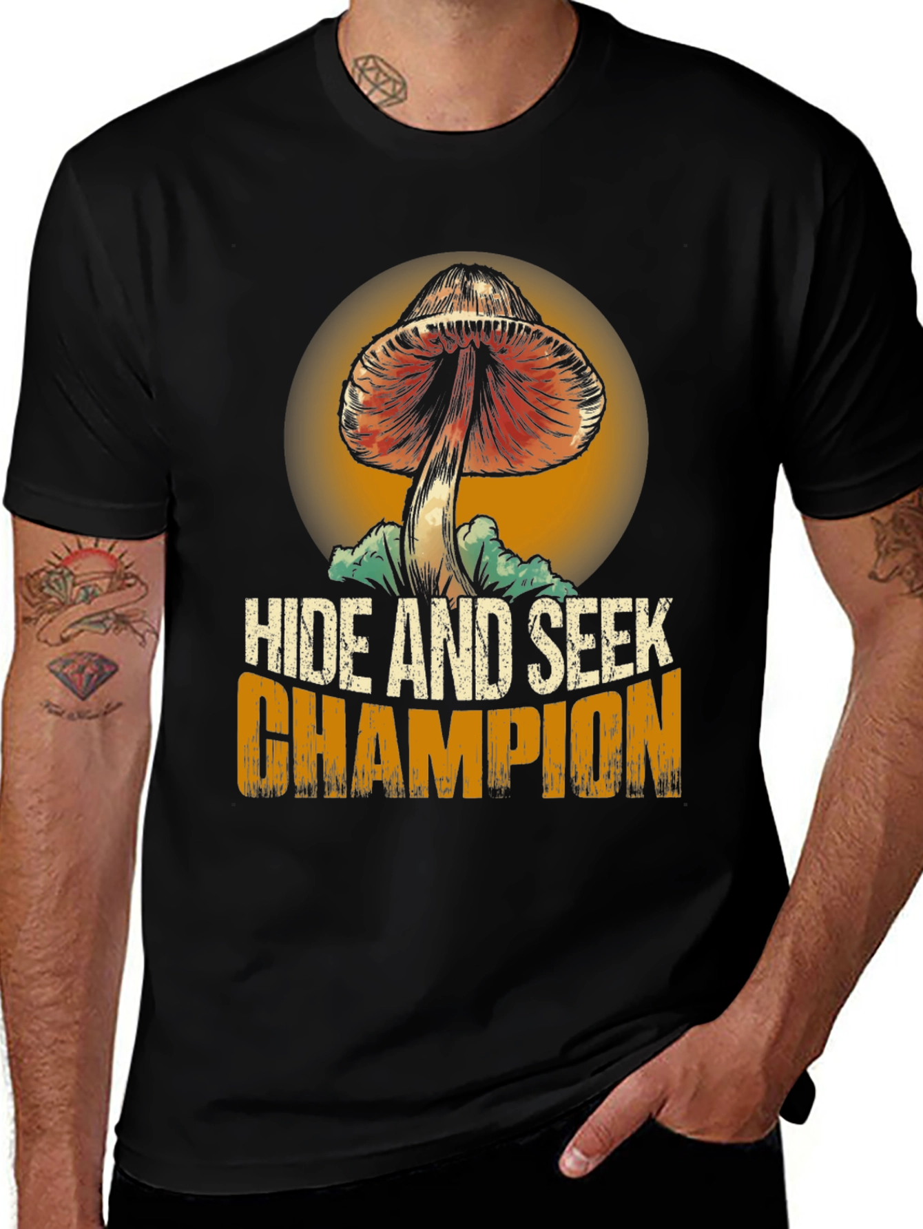 Variant 11 of Hide and Seek Champion Mushroom Graphic T-Shirt