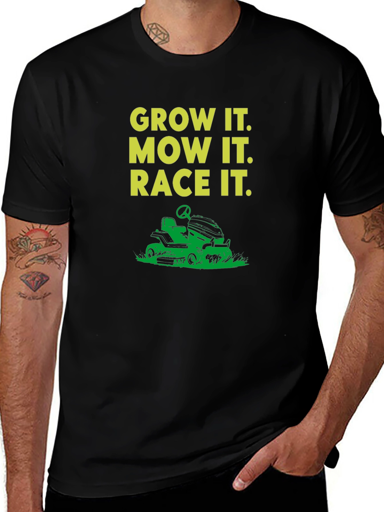 Variant 12 of Grow It Mow It Race It T-Shirt