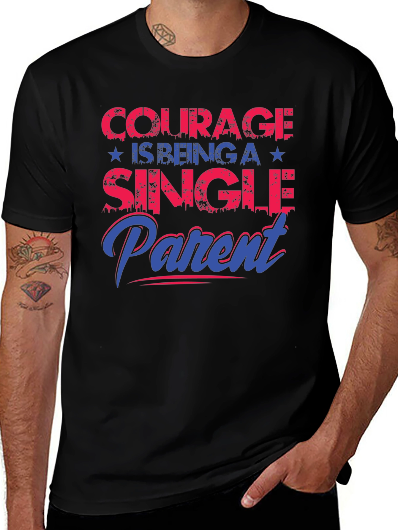 Courage Single Parent T-Shirt