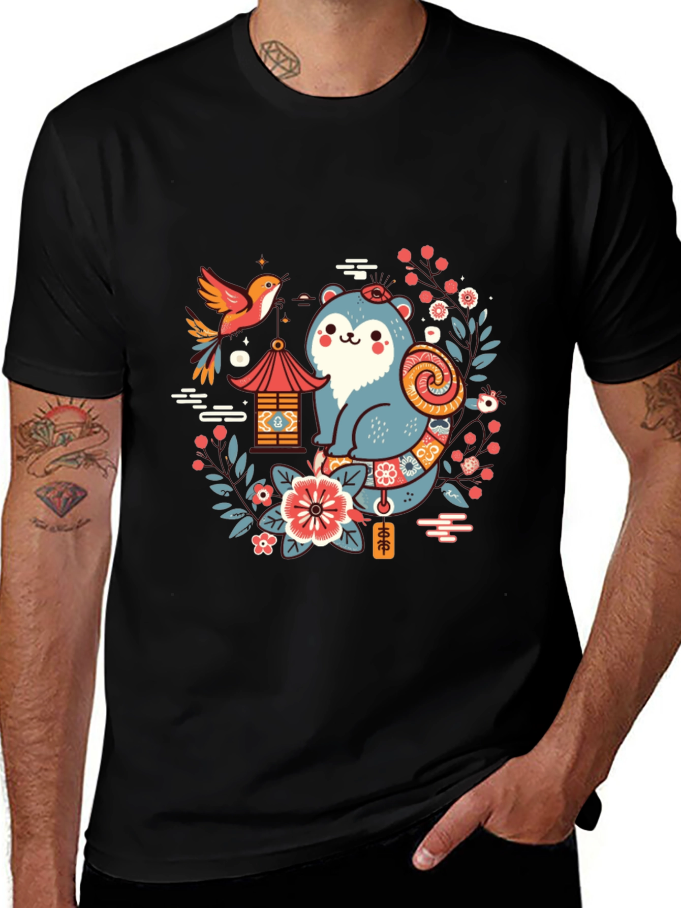 Variant 22 of Cute Animal Graphic Tee