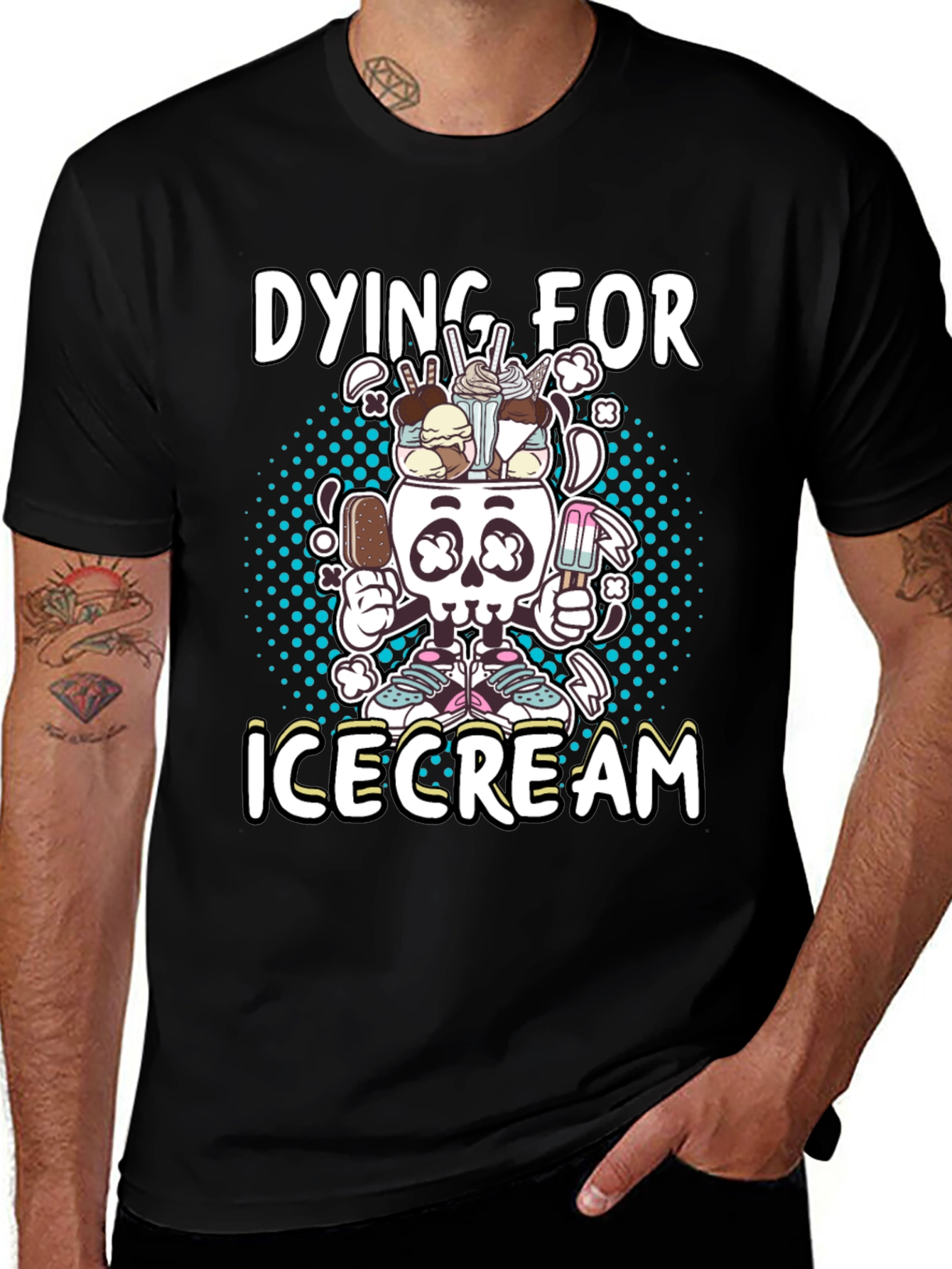 Variant 22 of Dying for Ice Cream Graphic Tee
