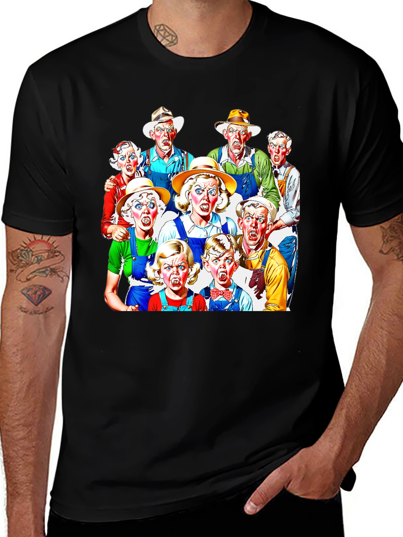 Variant 26 of Angry Farmers Graphic Tee