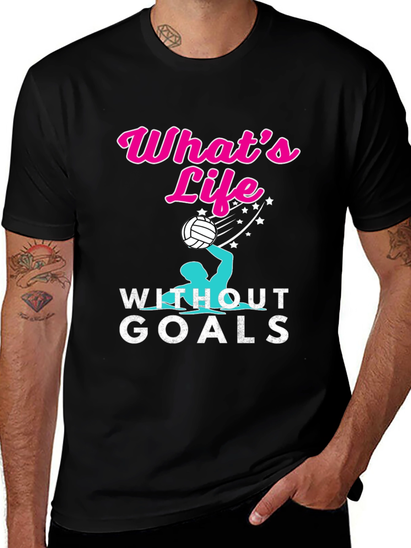 Variant 26 of What's Life Without Goals T-Shirt Volleyball Gift