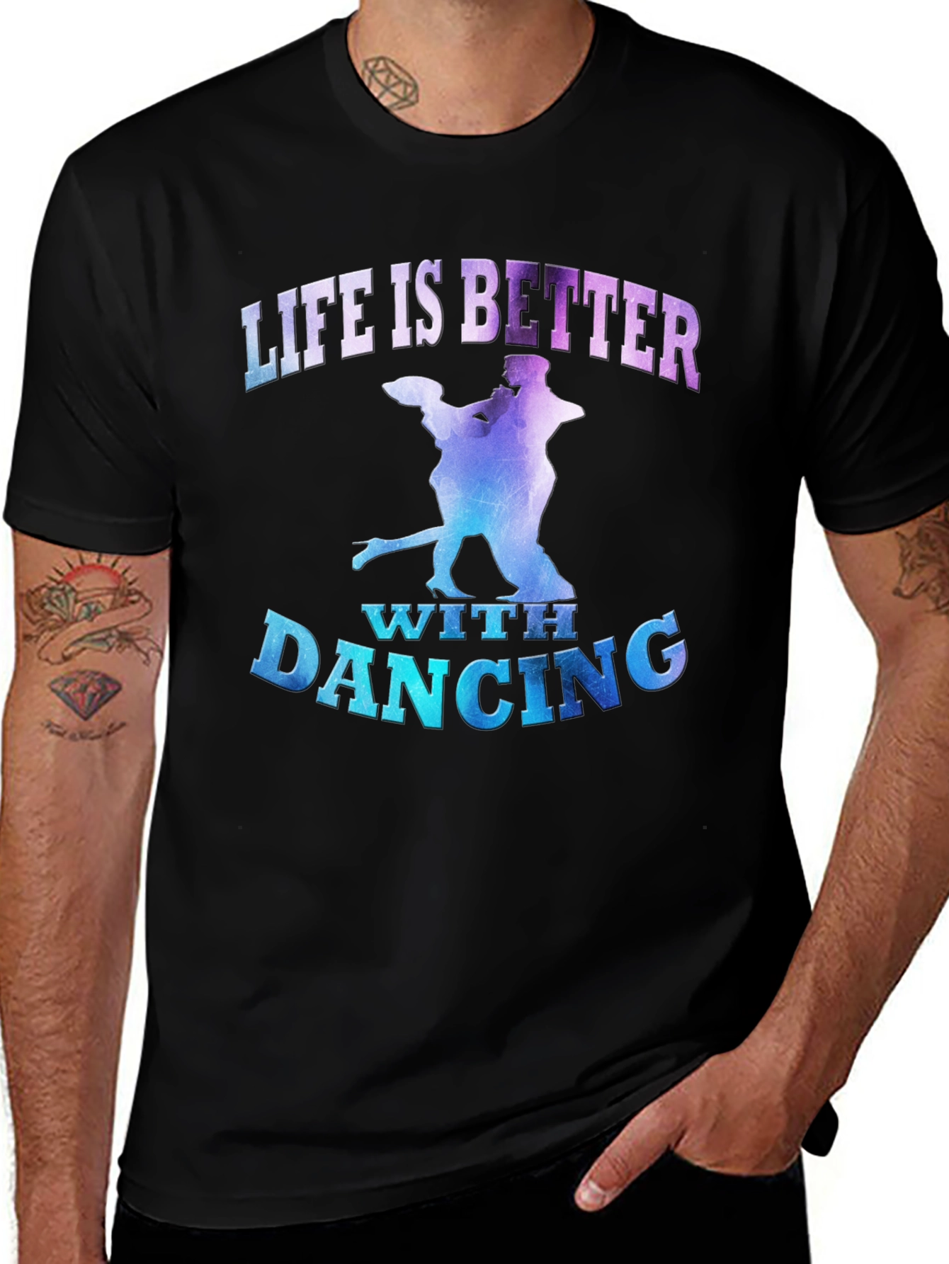 Variant 6 of Life is Better with Dancing Graphic Tee