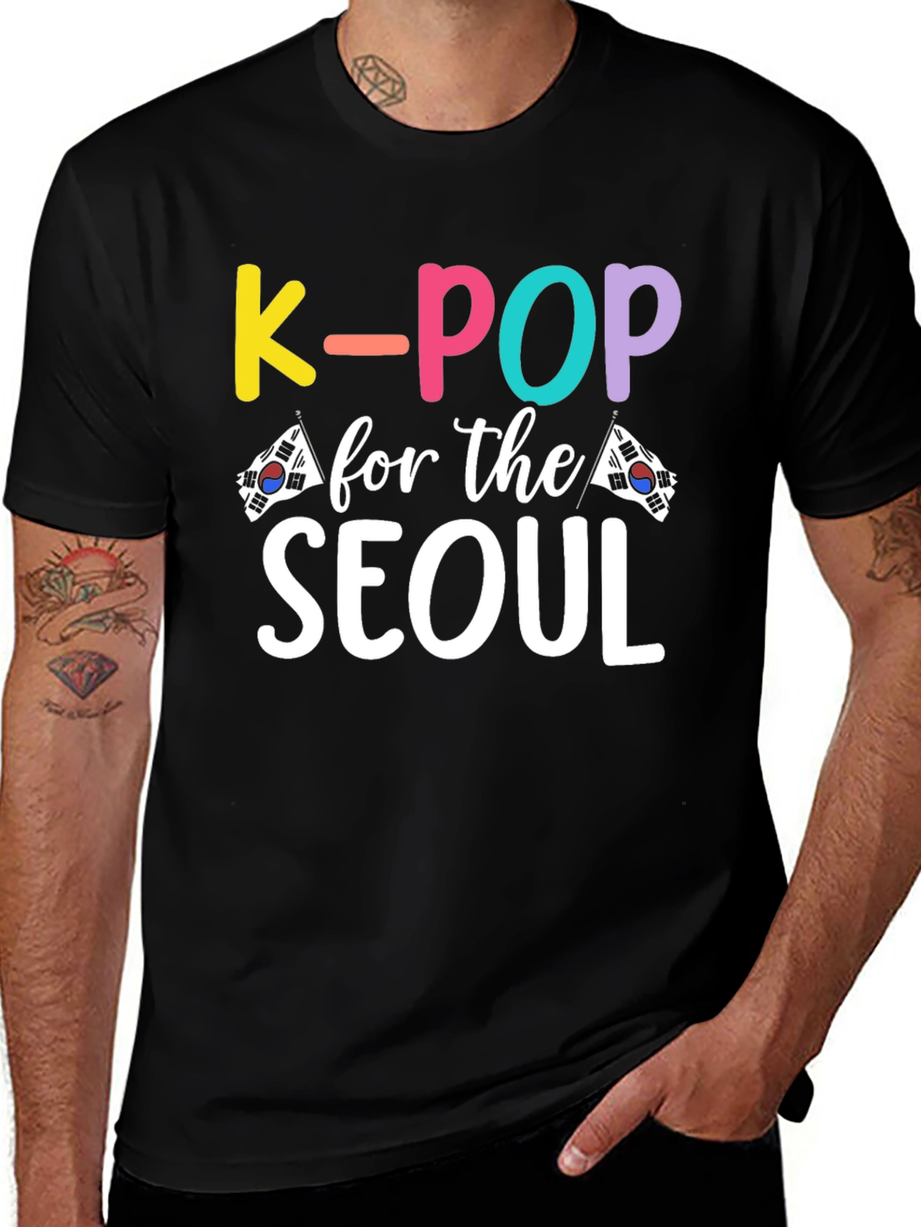 K-Pop for the Seoul Black T-Shirt