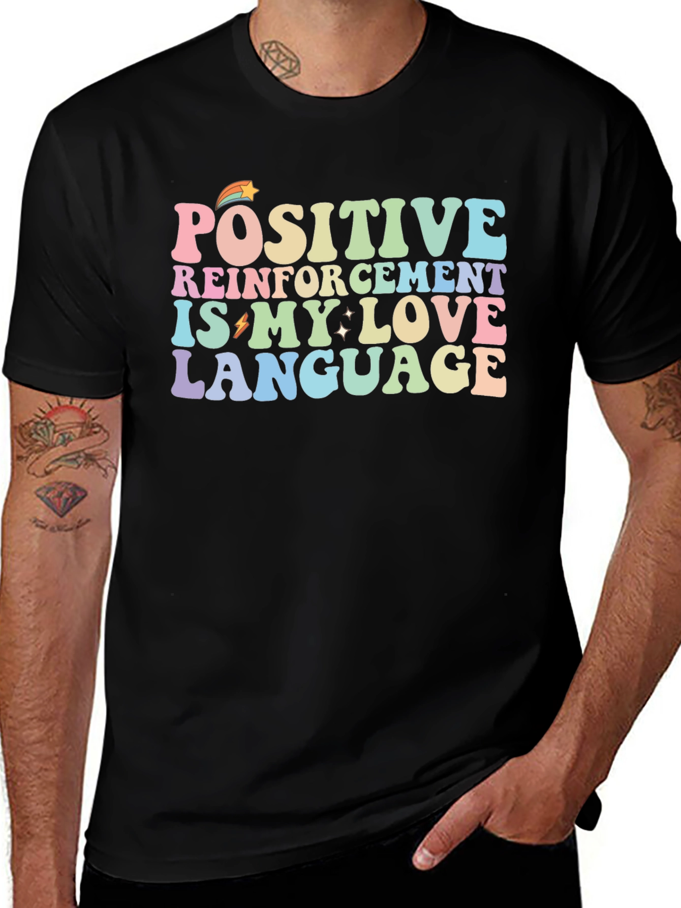Positive Reinforcement Love Language Graphic Tee