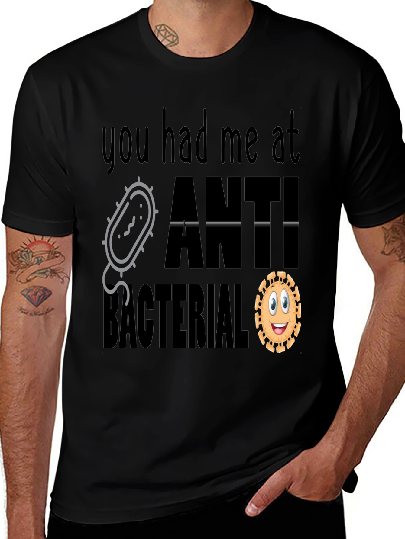 Variant 13 of You Had Me At Antibacterial T-Shirt