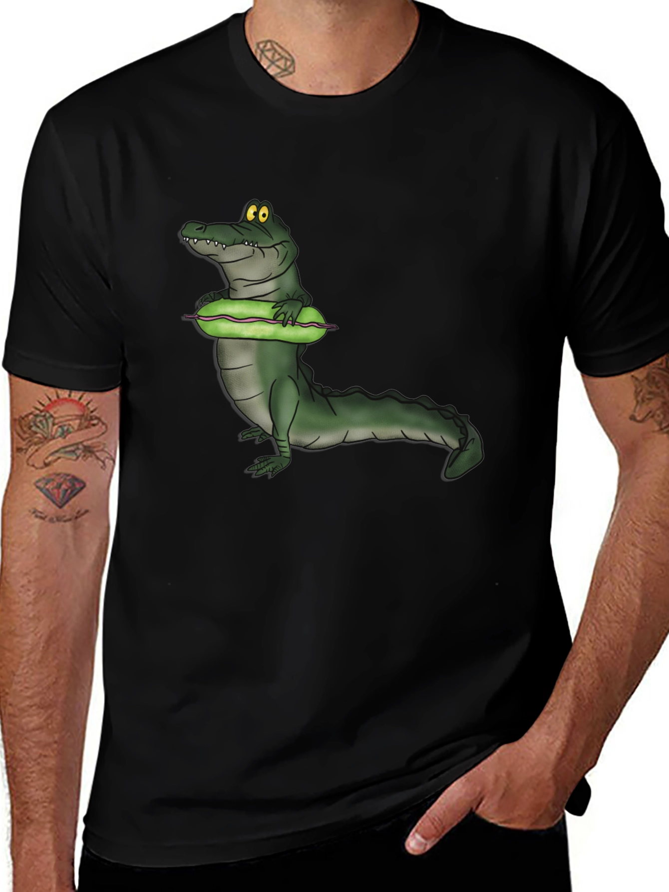 Crocodile Cucumber T-Shirt - Funny Graphic Tee