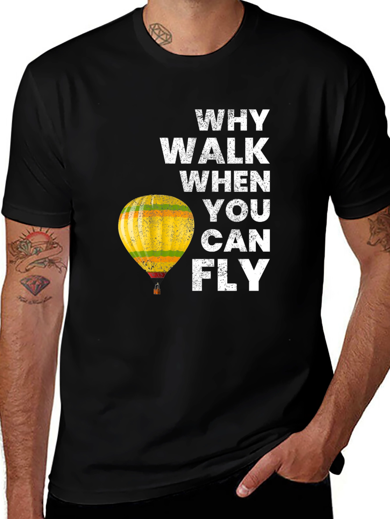 Variant 19 of Why Walk When You Can Fly T-Shirt