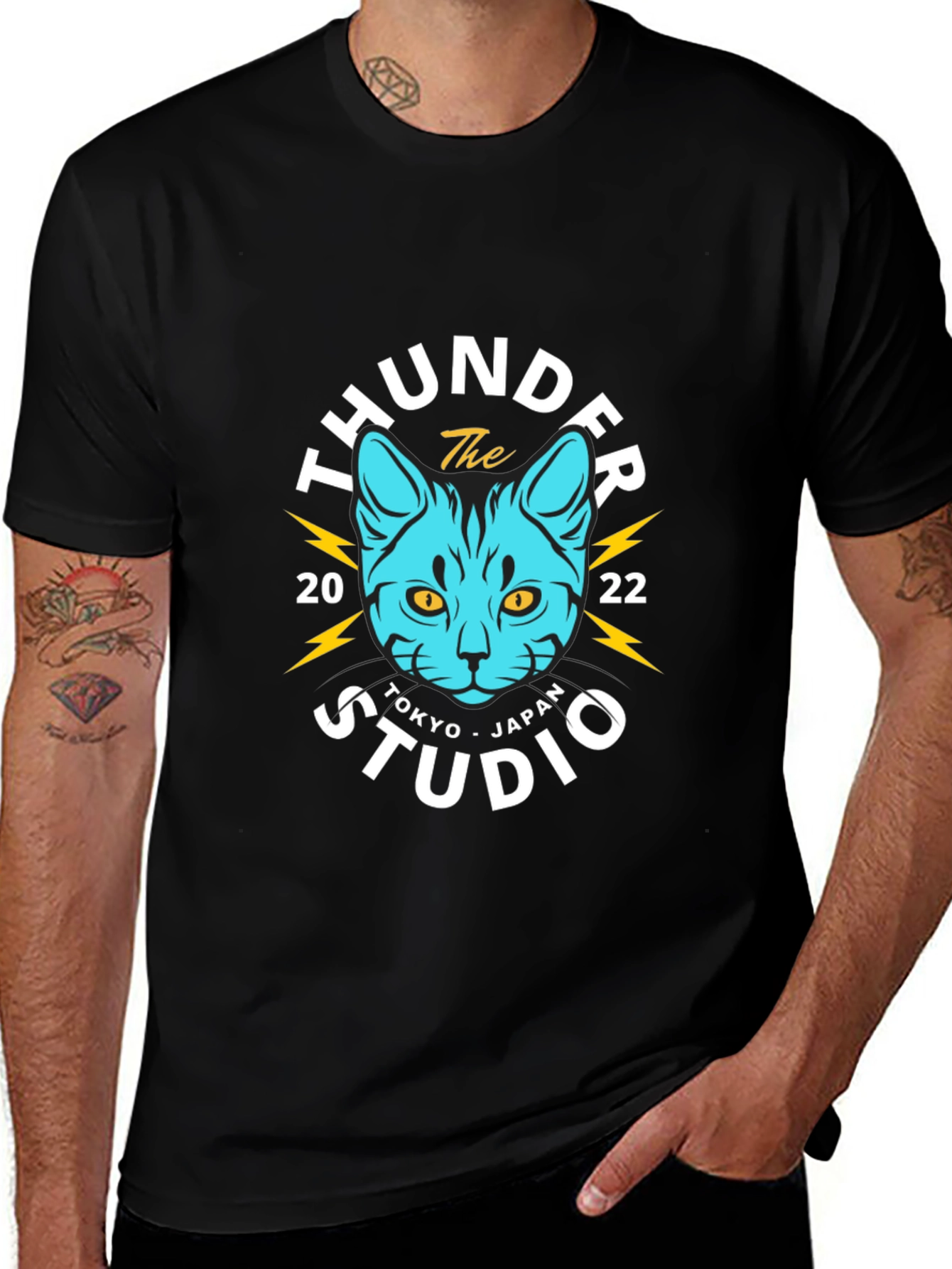 Variant 25 of Thunder The Cat Studio Tee