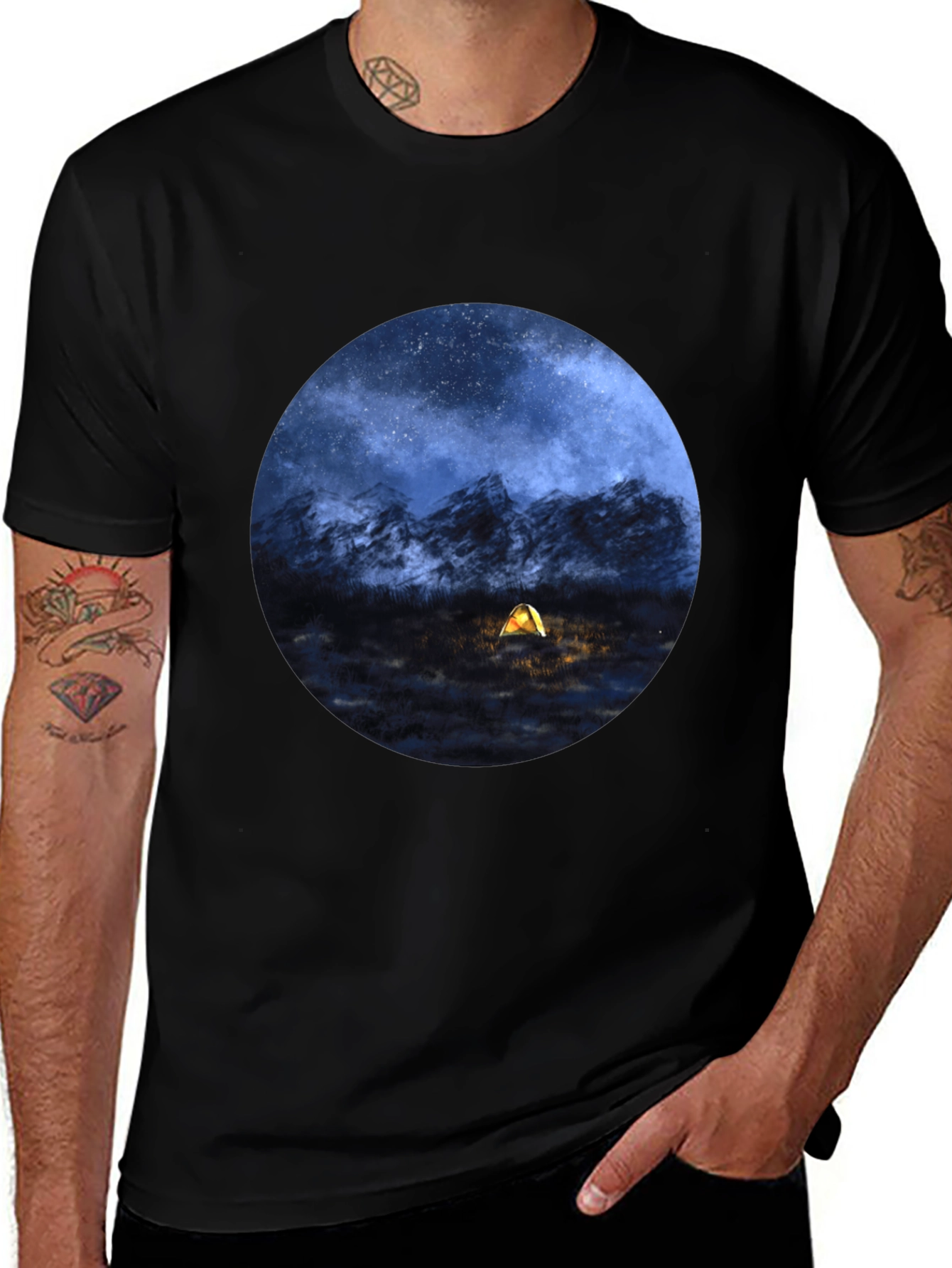 Night Sky Camping Tee