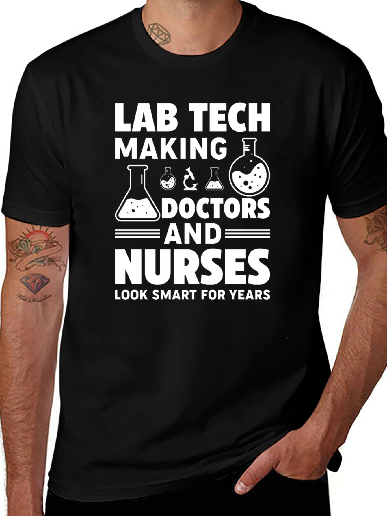 Lab Tech Doctors Nurses Funny T-Shirt