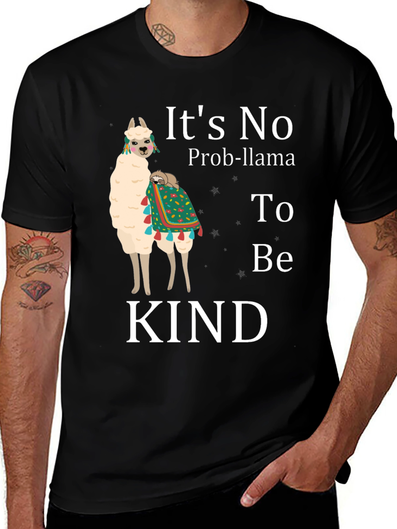 Variant 12 of It's No Prob-Llama To Be Kind T-Shirt
