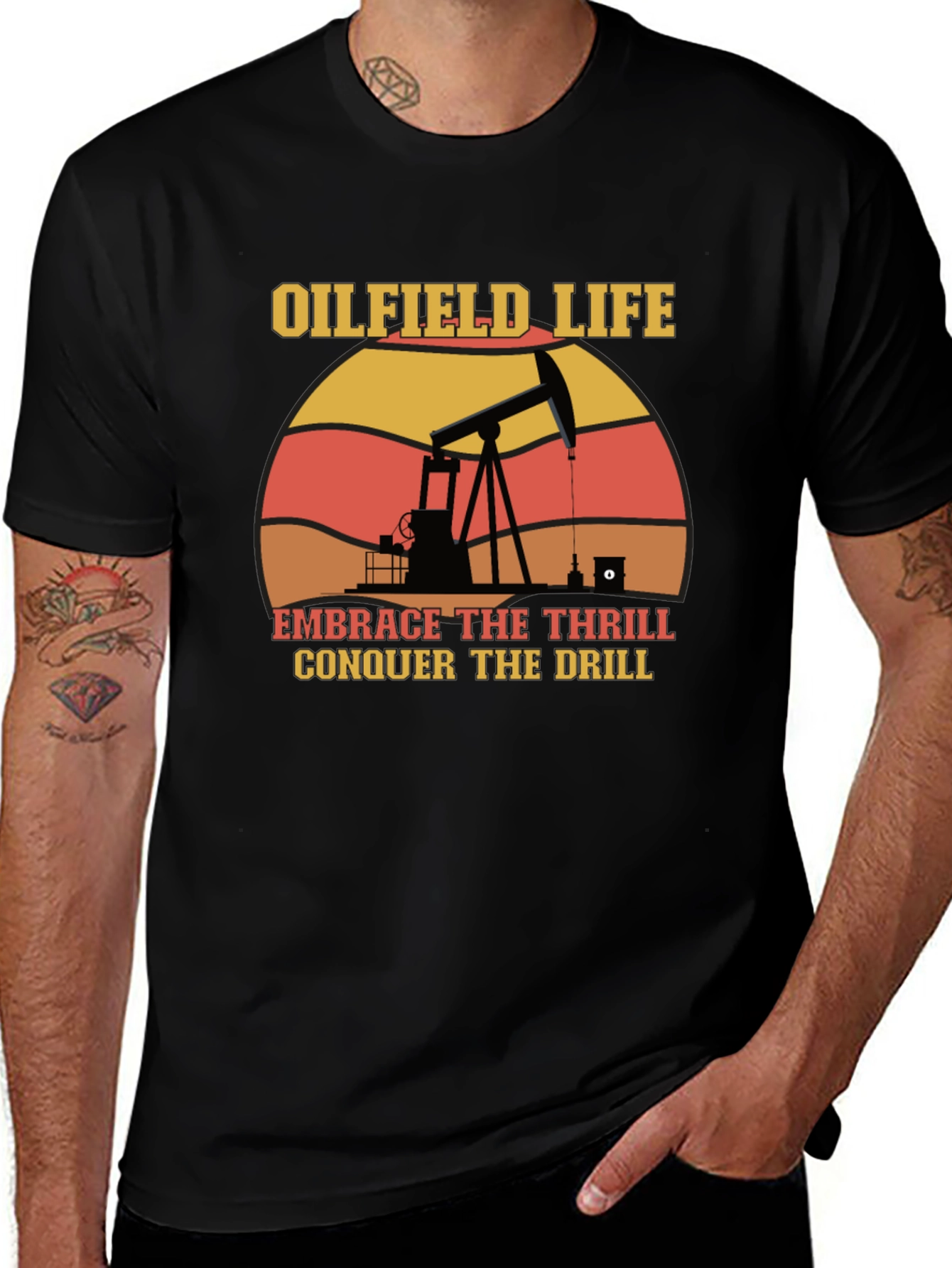 Variant 17 of Oilfield Life Graphic Tee
