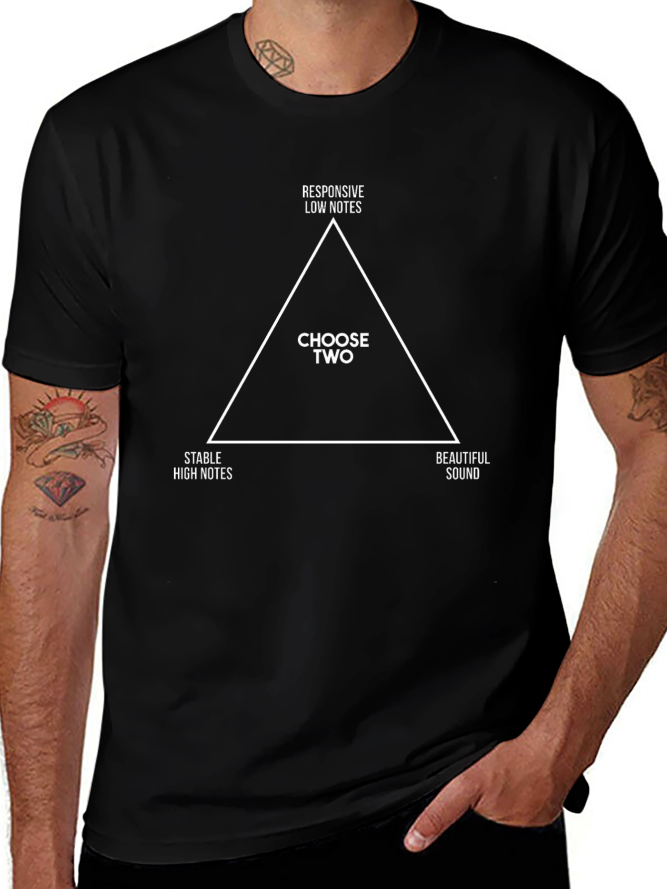 Variant 26 of Choose Two Tee - Musician's Dilemma T-Shirt