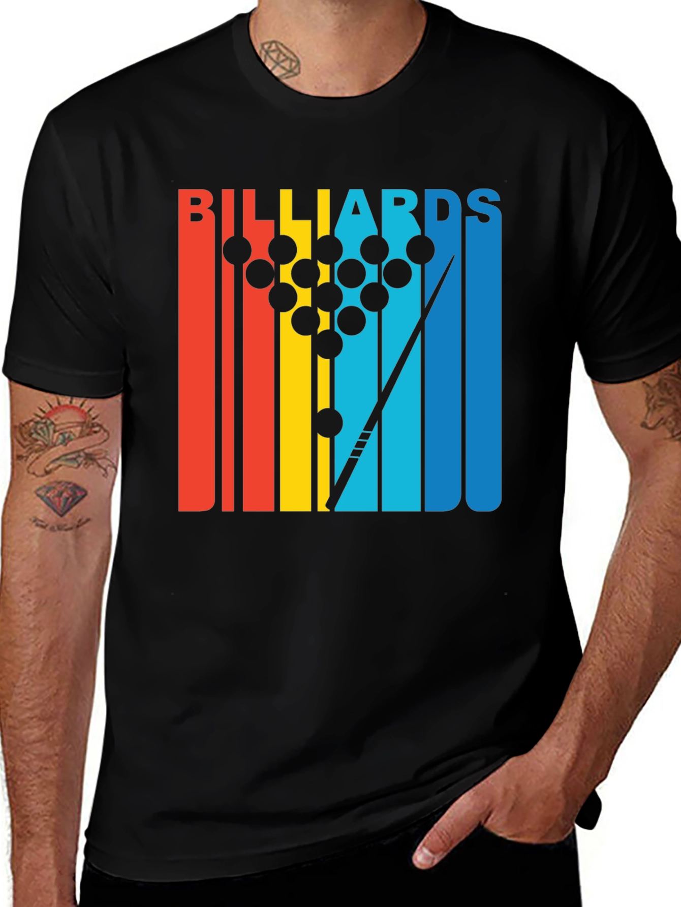 Variant 20 of Retro Billiards T-Shirt: Cool Graphic Tee for Pool Players