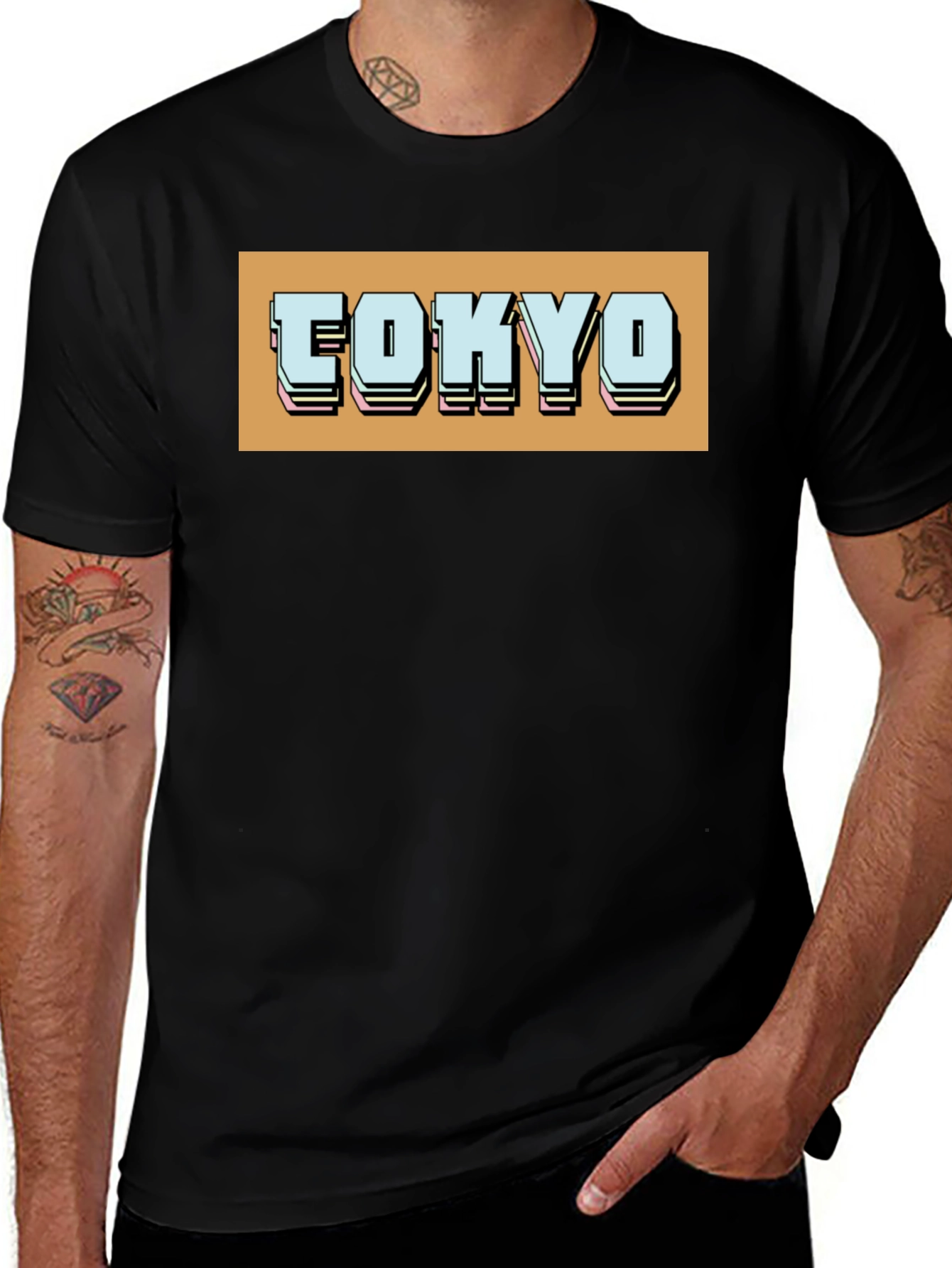 Tokyo Graphic Tee - Retro Style