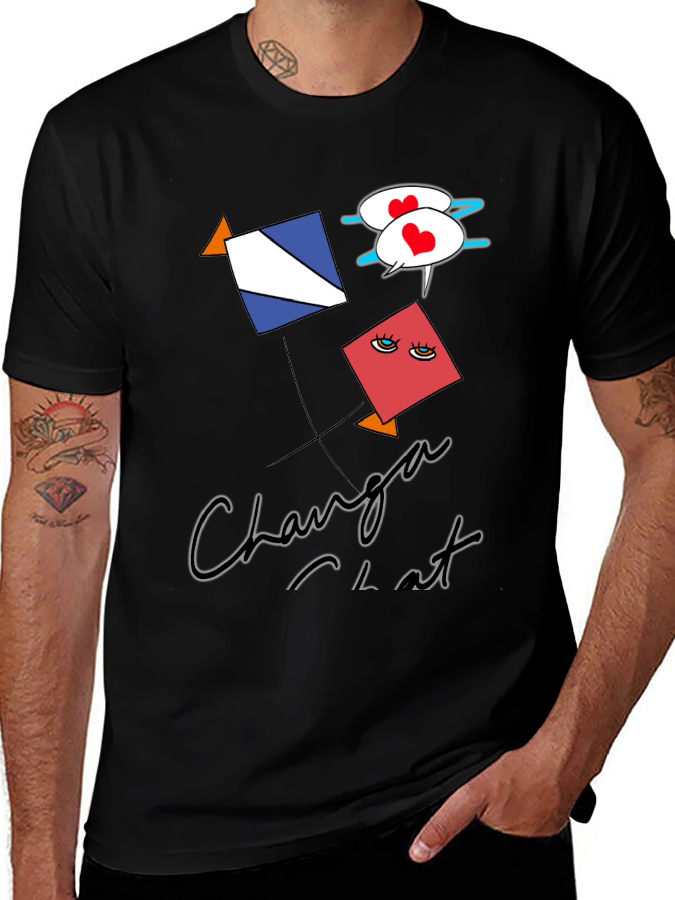 Variant 25 of Changa Chat Kite Graphic Tee