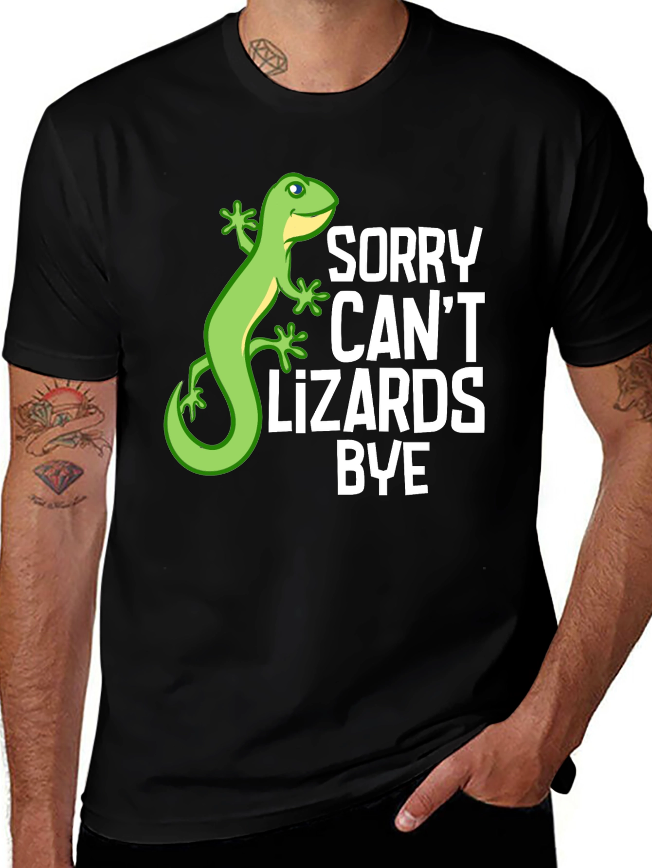 Variant 28 of Sorry Can't Lizards Bye Graphic T-Shirt