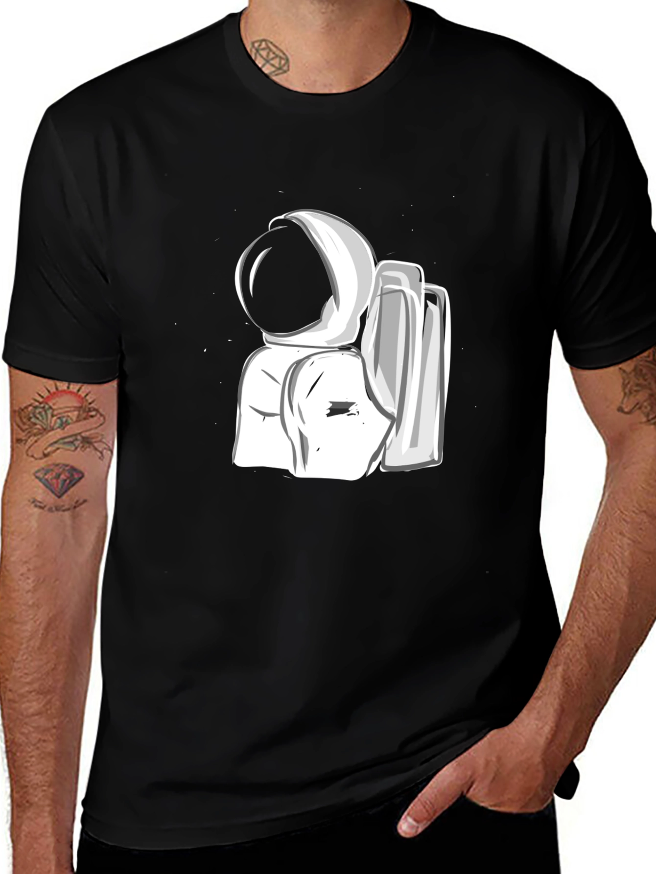 Variant 11 of Astronaut Graphic T-Shirt - Space Explorer Tee