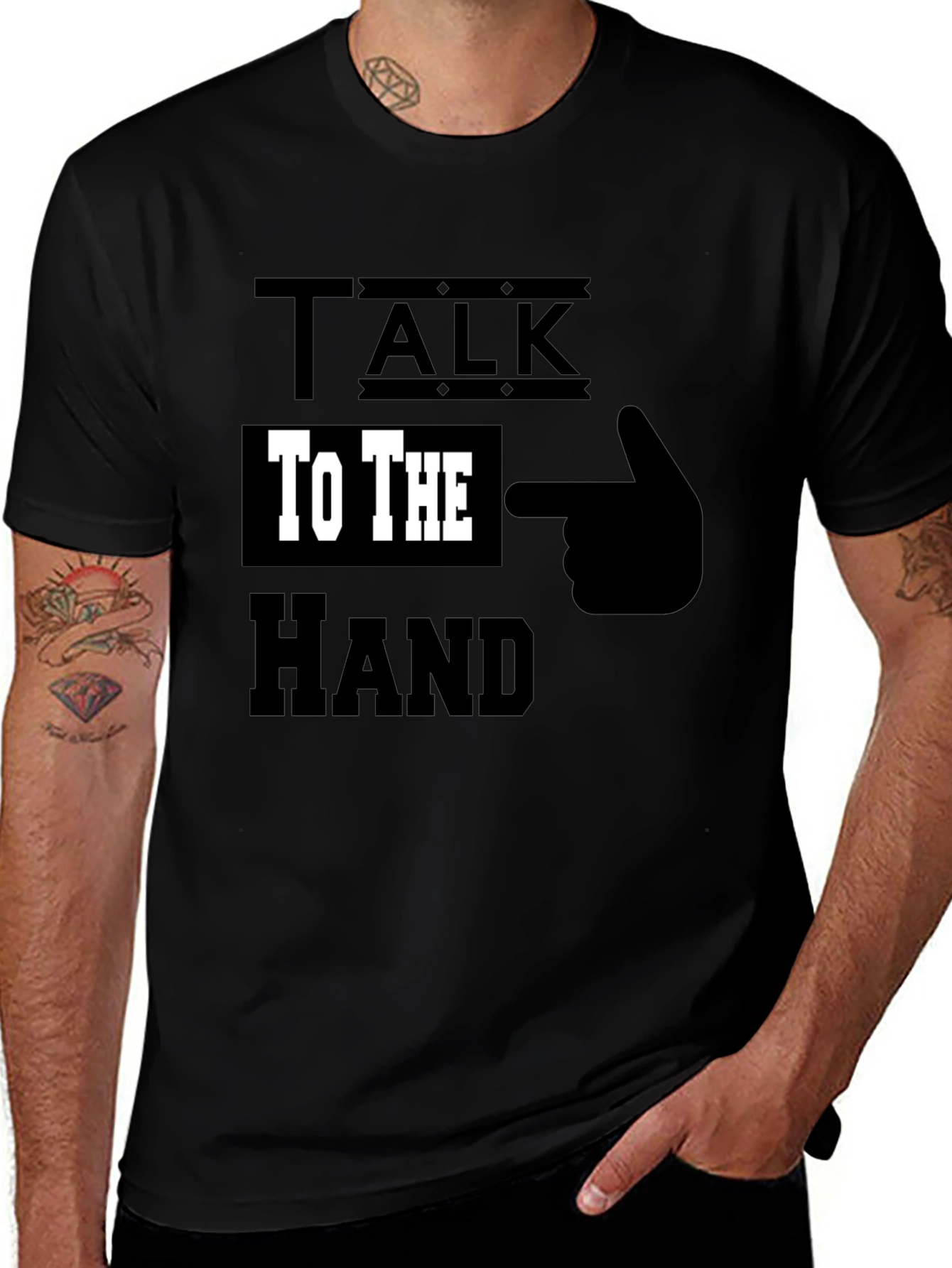 Variant 26 of Talk To The Hand Graphic Tee