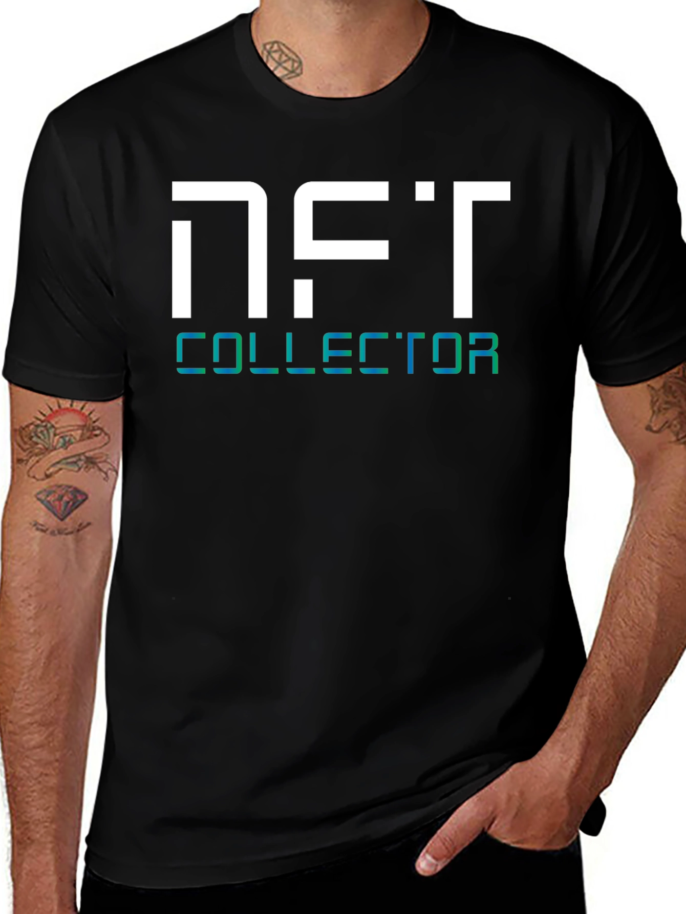 NFT Collector Graphic Tee - Black T-Shirt
