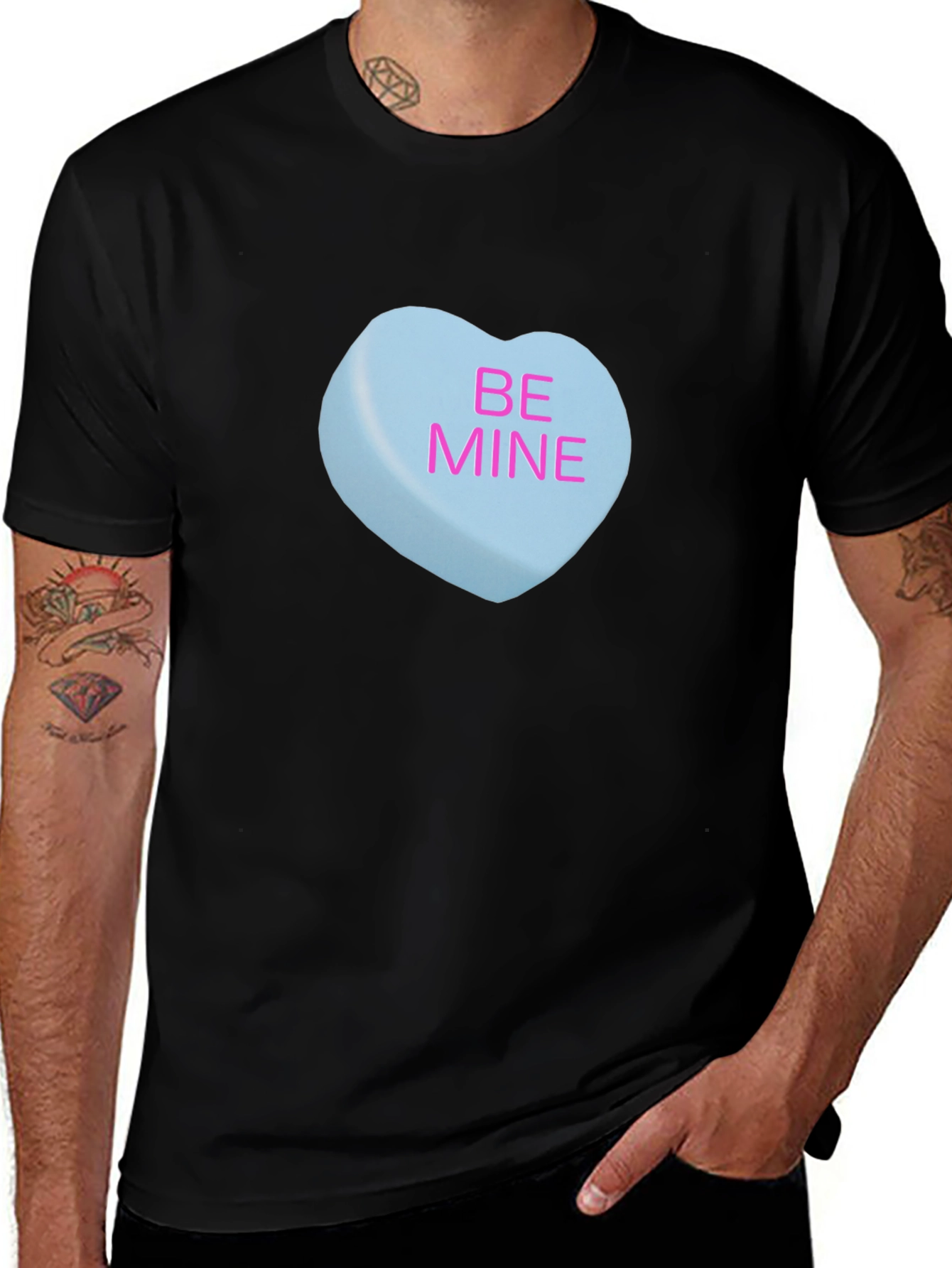Variant 27 of Be Mine Heart Candy Graphic T-Shirt