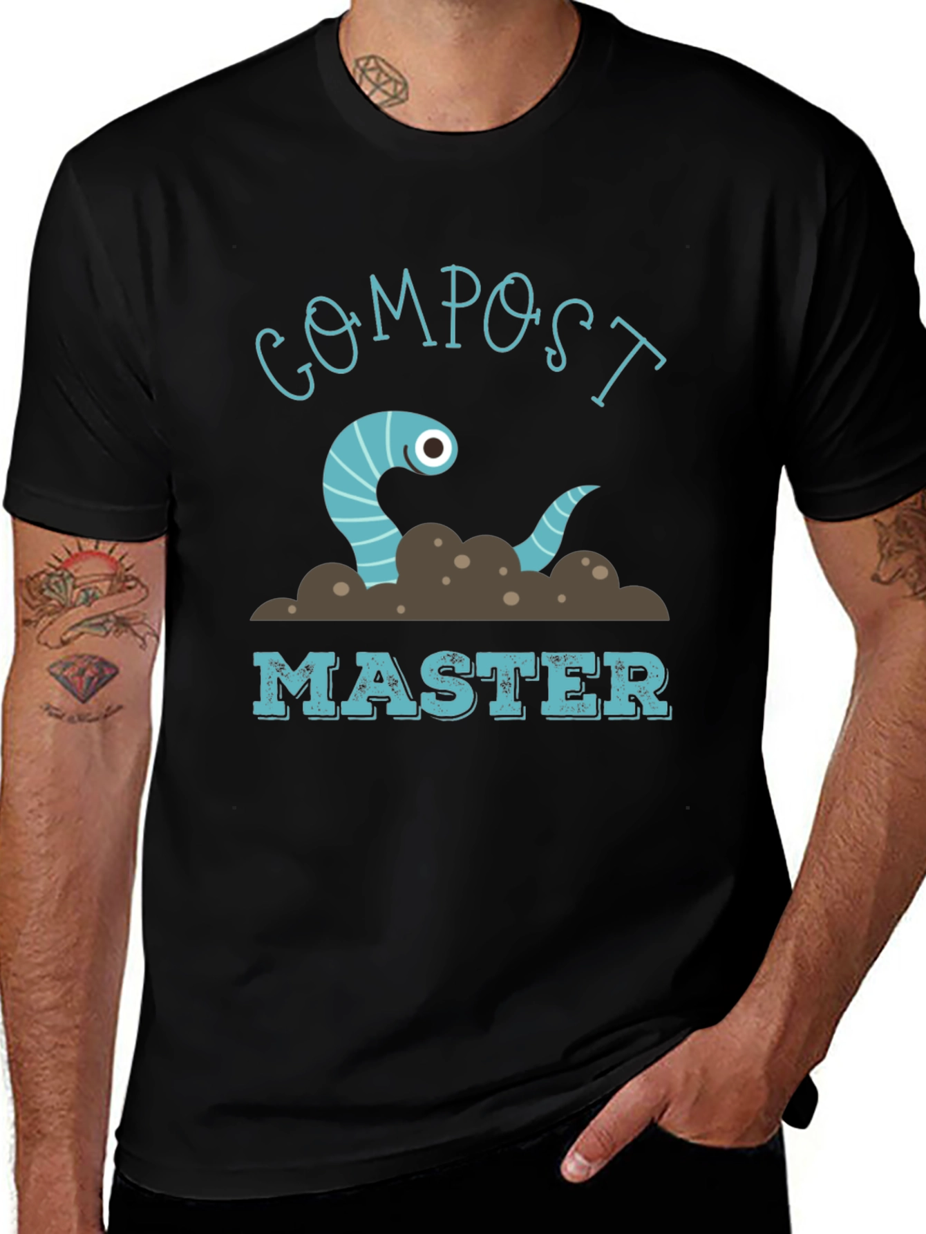 Variant 7 of Compost Master Worm Graphic T-Shirt
