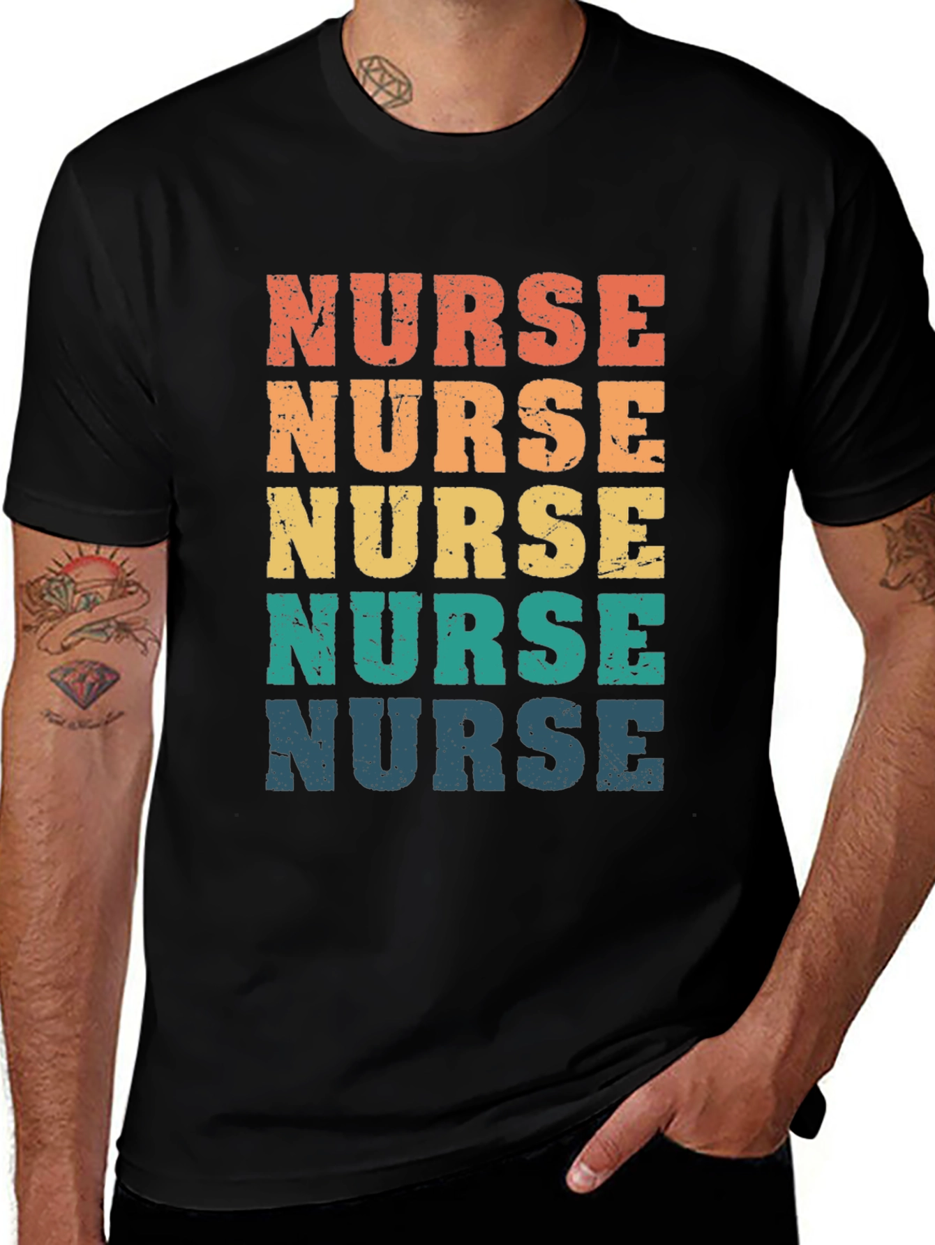 Variant 26 of Retro Nurse T-Shirt - Vintage Style Nurse Appreciation Tee