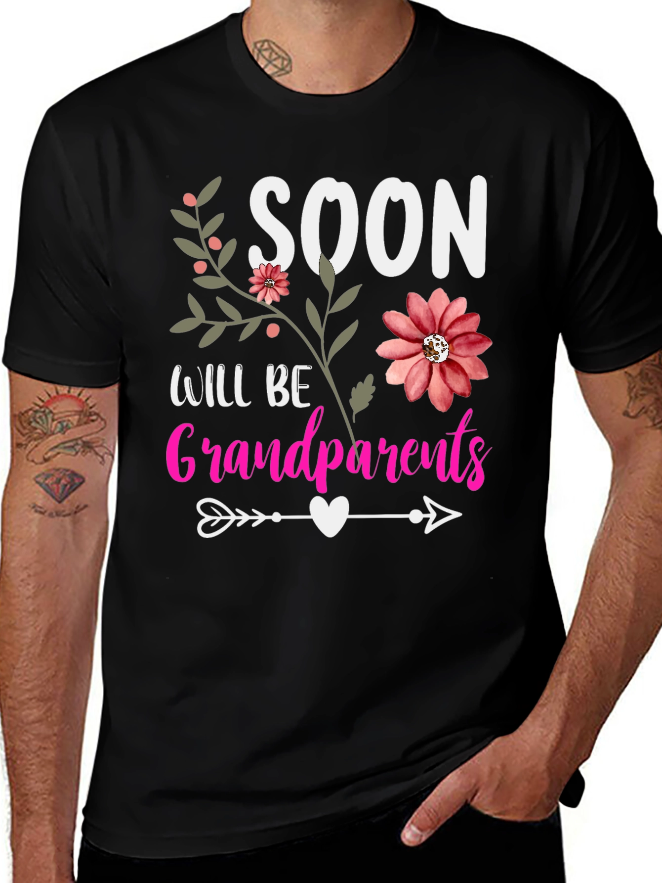 Variant 26 of Soon To Be Grandparents T-Shirt