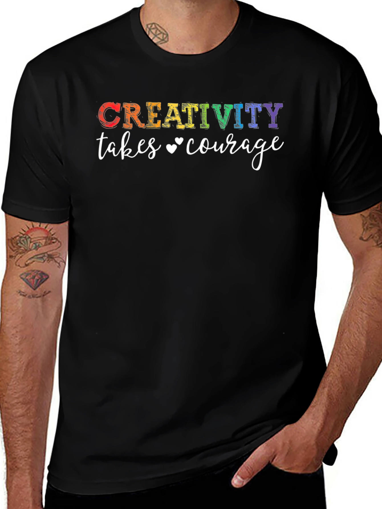 Variant 11 of Creativity Takes Courage Graphic T-Shirt
