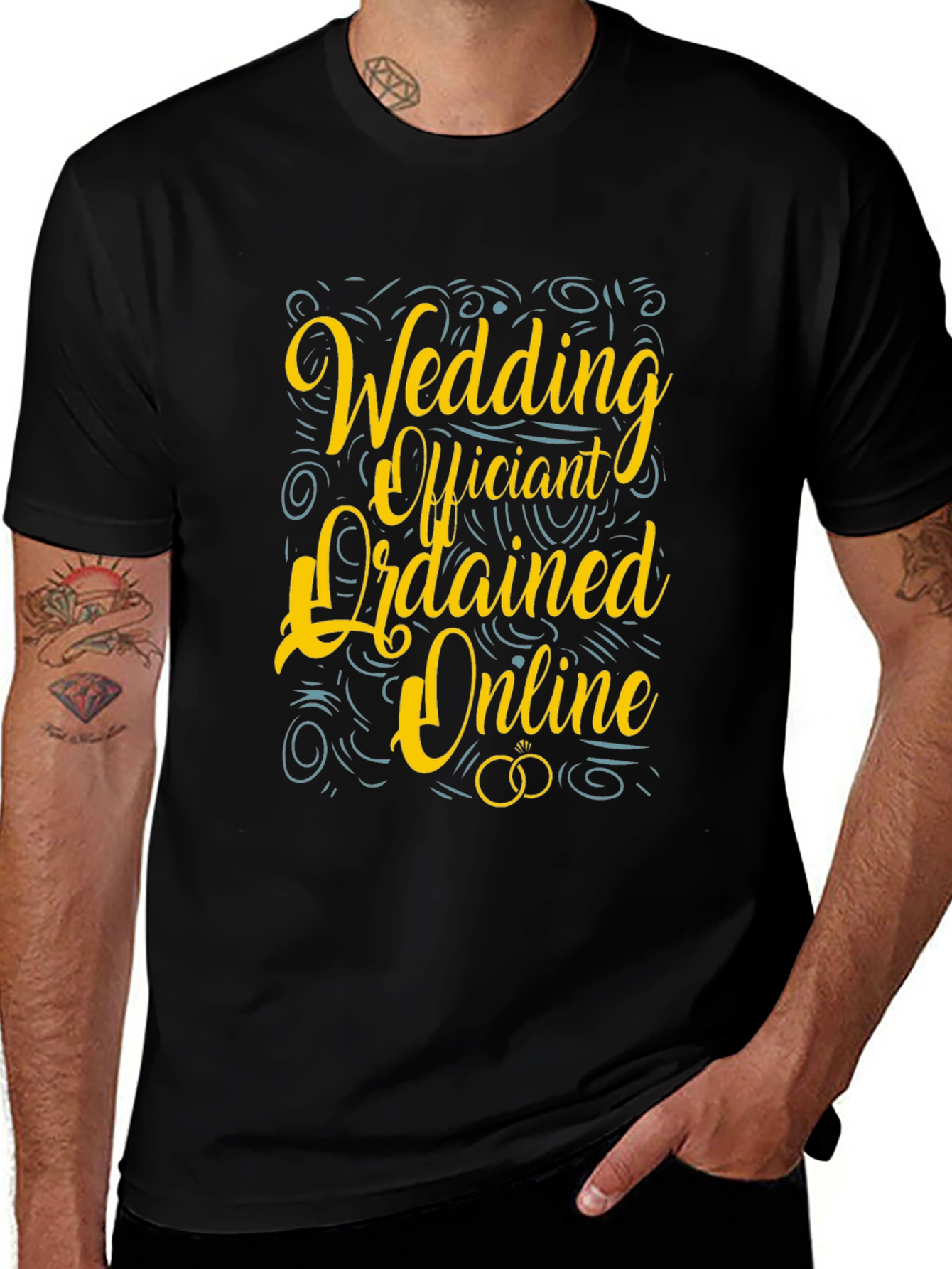 Variant 20 of Wedding Officiant Ordained Online T-Shirt