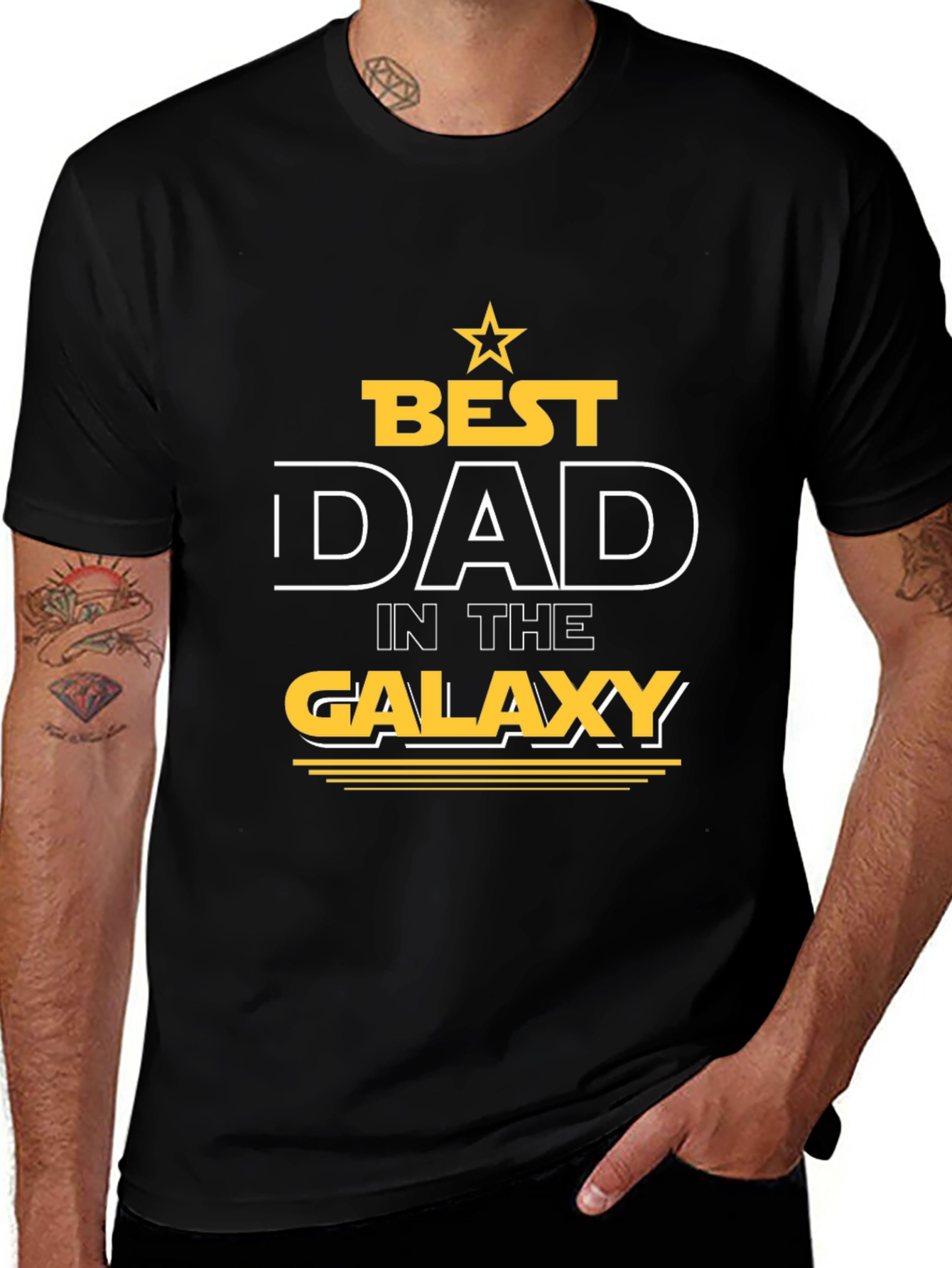 Variant 30 of Best Dad in the Galaxy T-Shirt