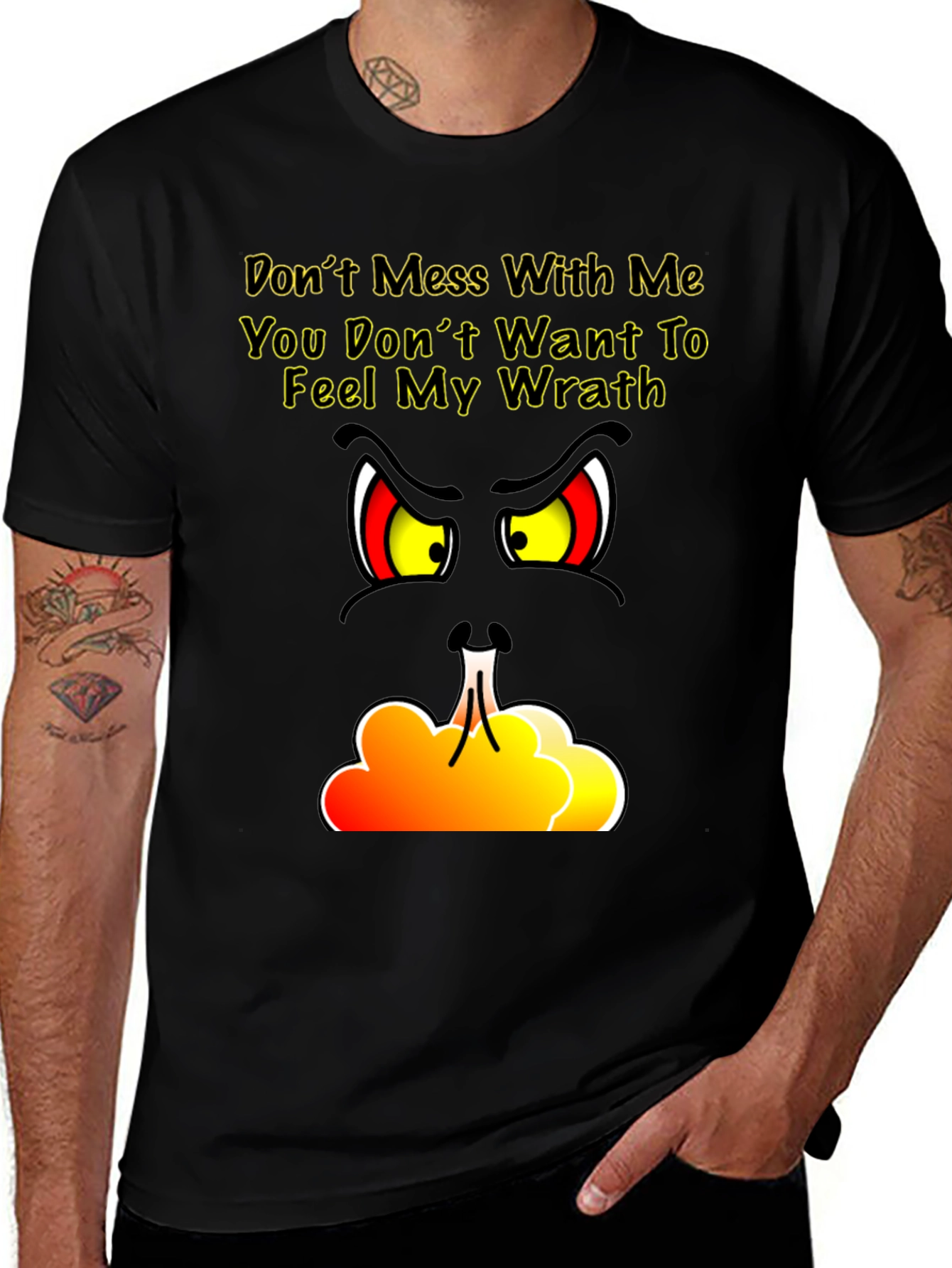 Variant 4 of Don't Mess With Me T-Shirt - Angry Grinch