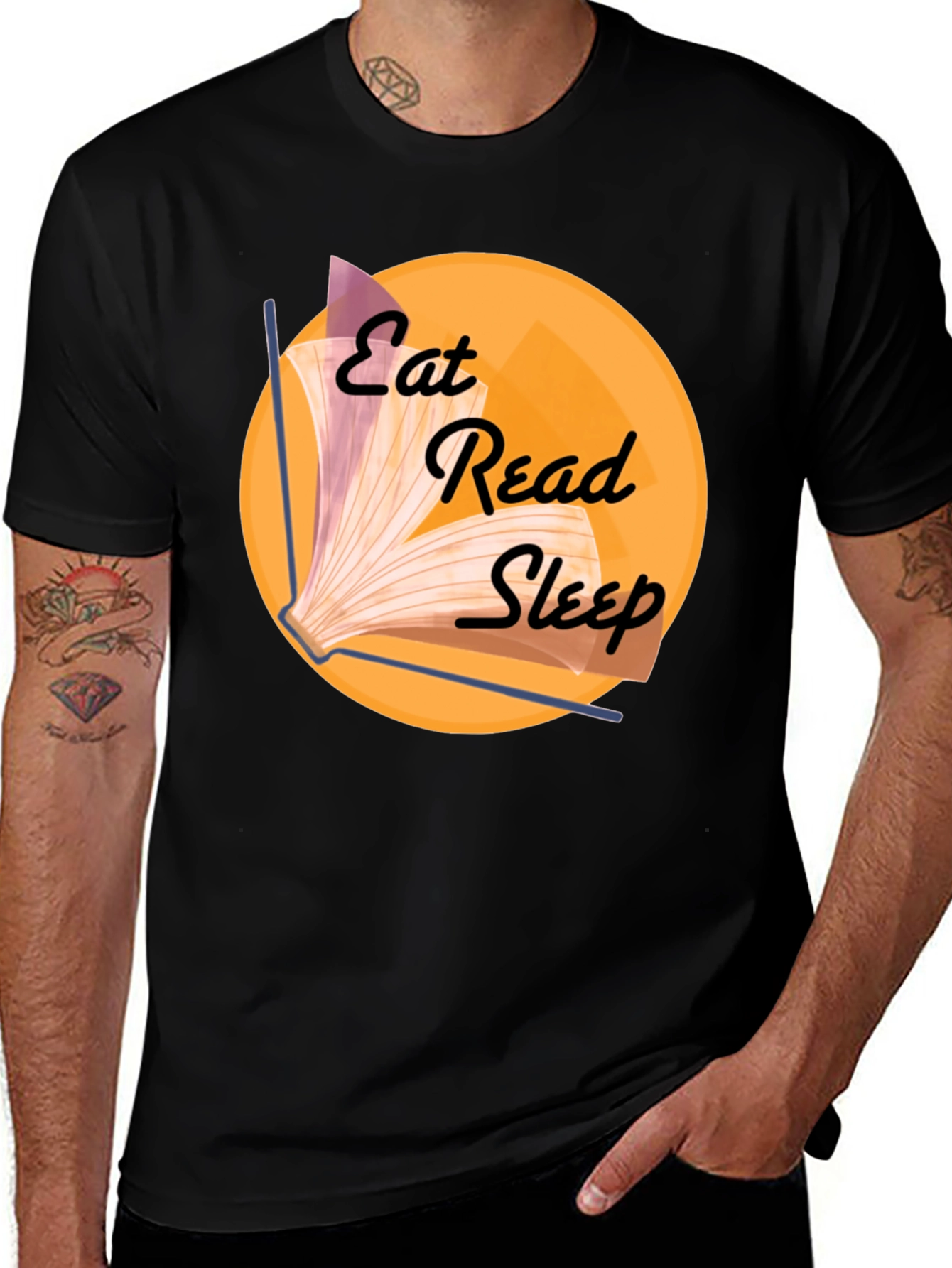 Variant 2 of Eat Read Sleep Book Lover T-Shirt