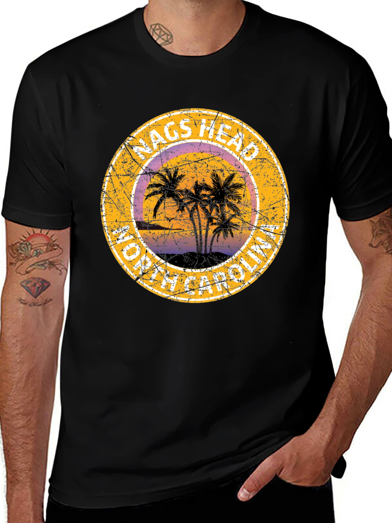 Nags Head North Carolina Palm Tee