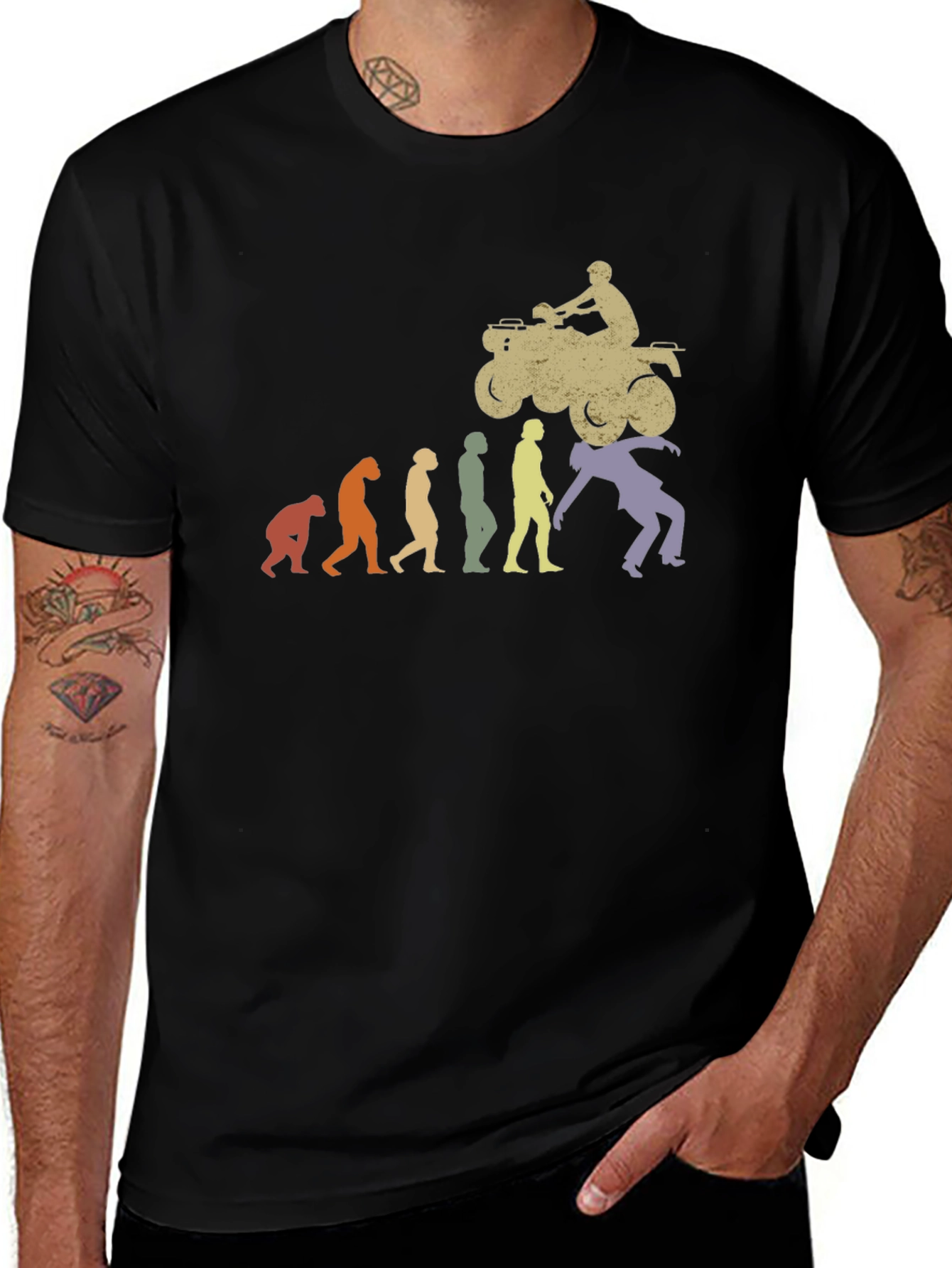 Evolution Quad Bike Black T-Shirt